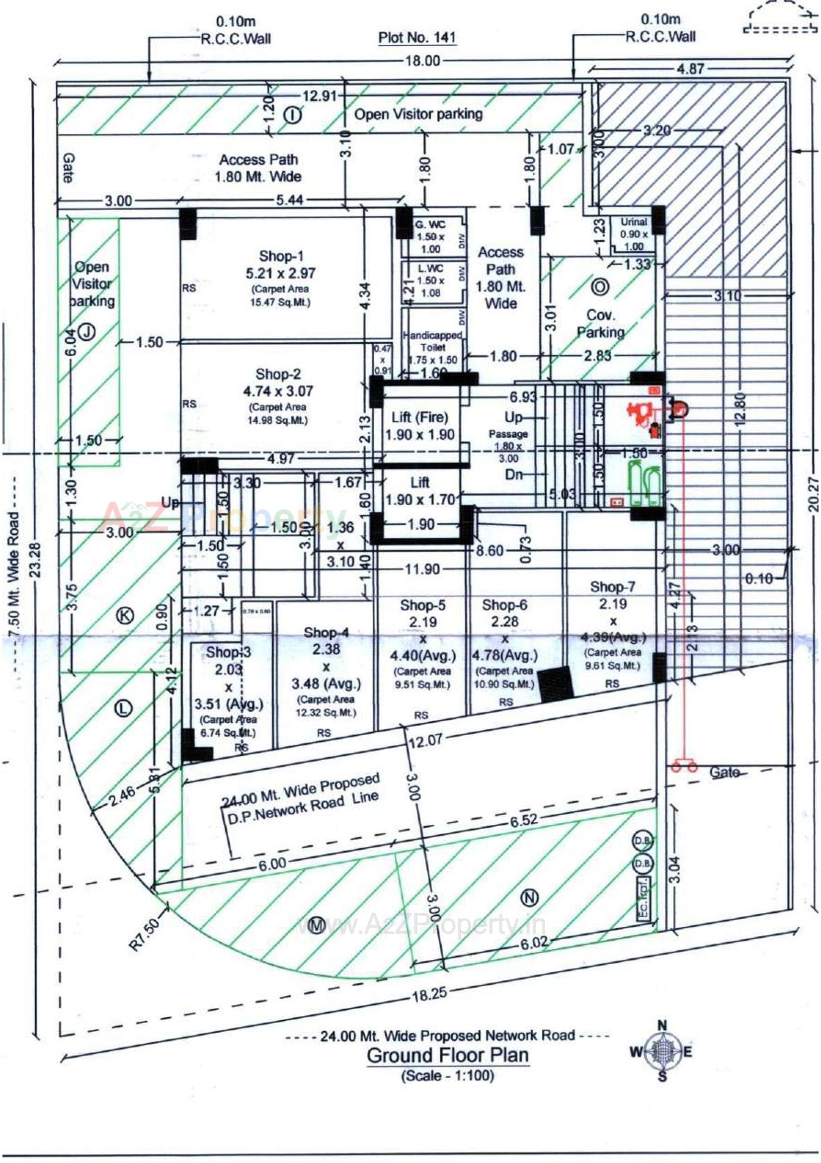 Layout of real estate project Pavitra Heights located at Kothariya, Rajkot, Gujarat