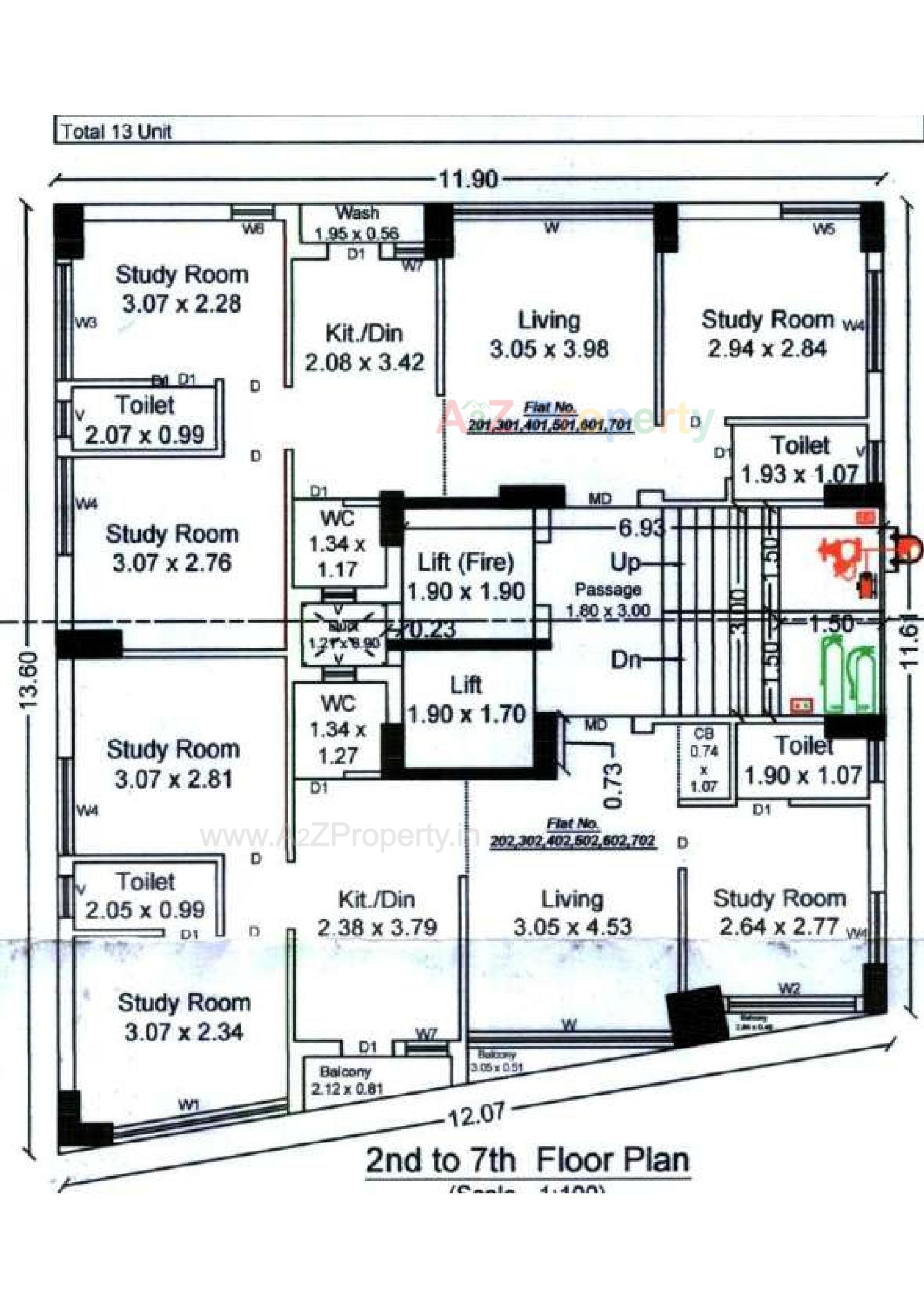 Layout of real estate project Pavitra Heights located at Kothariya, Rajkot, Gujarat