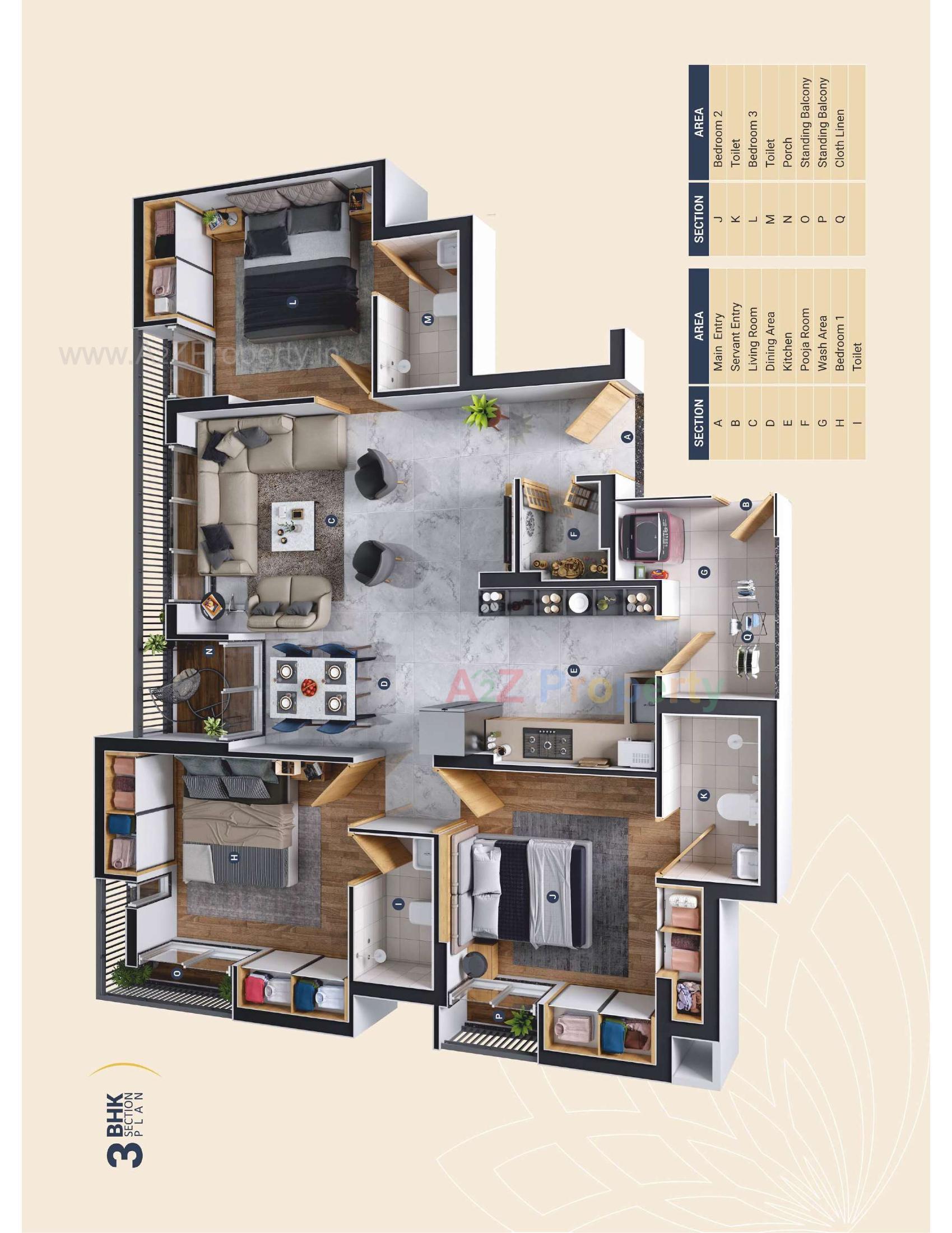 Layout of real estate project Pavitram located at Mavdi, Rajkot, Gujarat