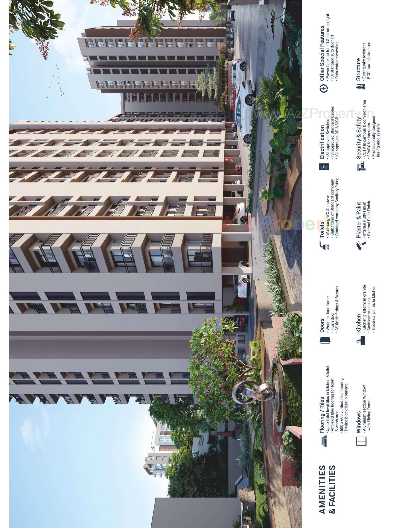 3D Elevation of real estate project Pavitram located at Mavdi, Rajkot, Gujarat