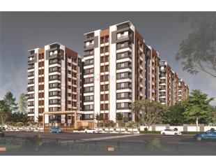 Elevation of real estate project Pearl Avenue located at Nana-mava, Rajkot, Gujarat