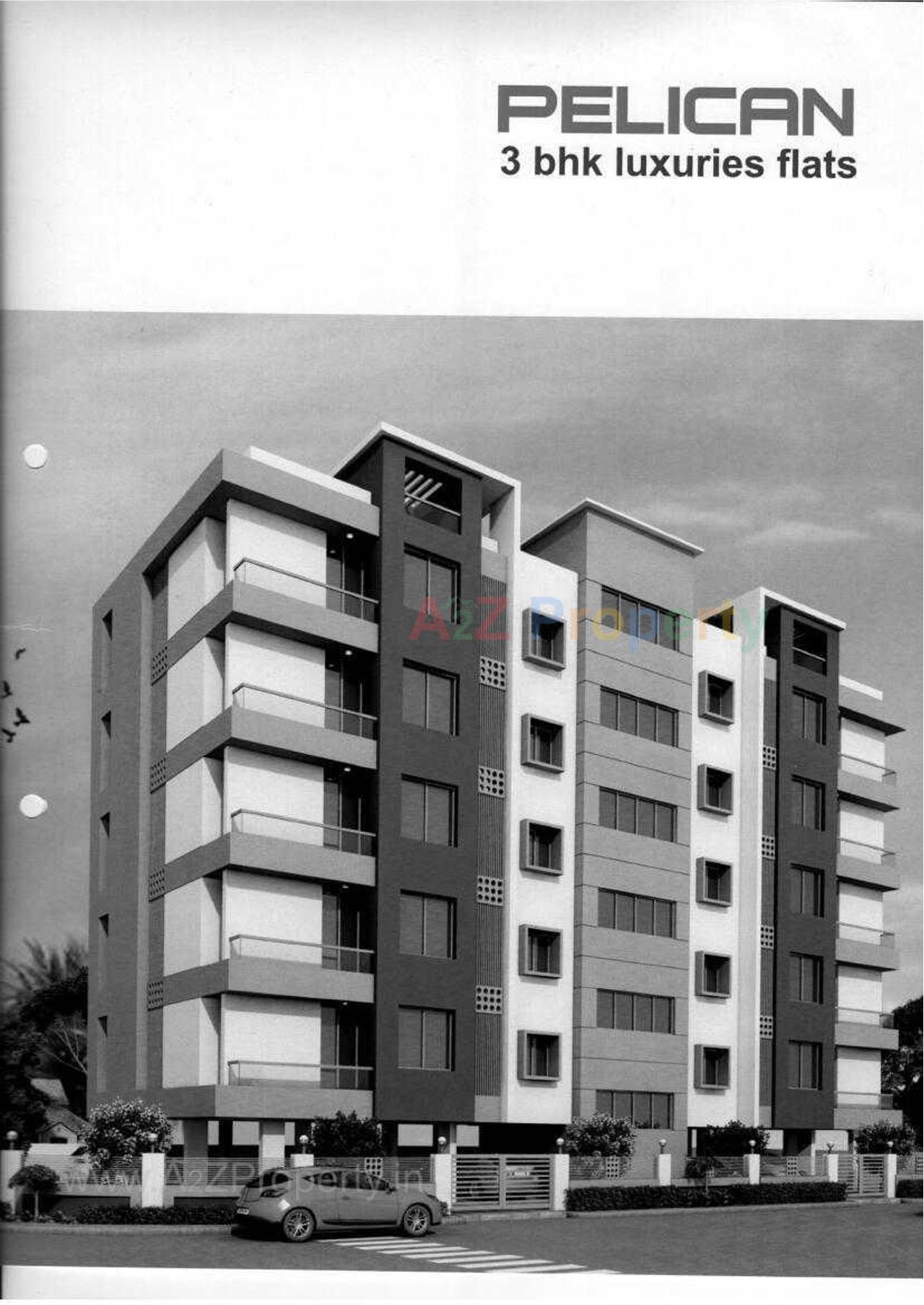 3D Elevation of real estate project Pelican located at Mota-mava, Rajkot, Gujarat
