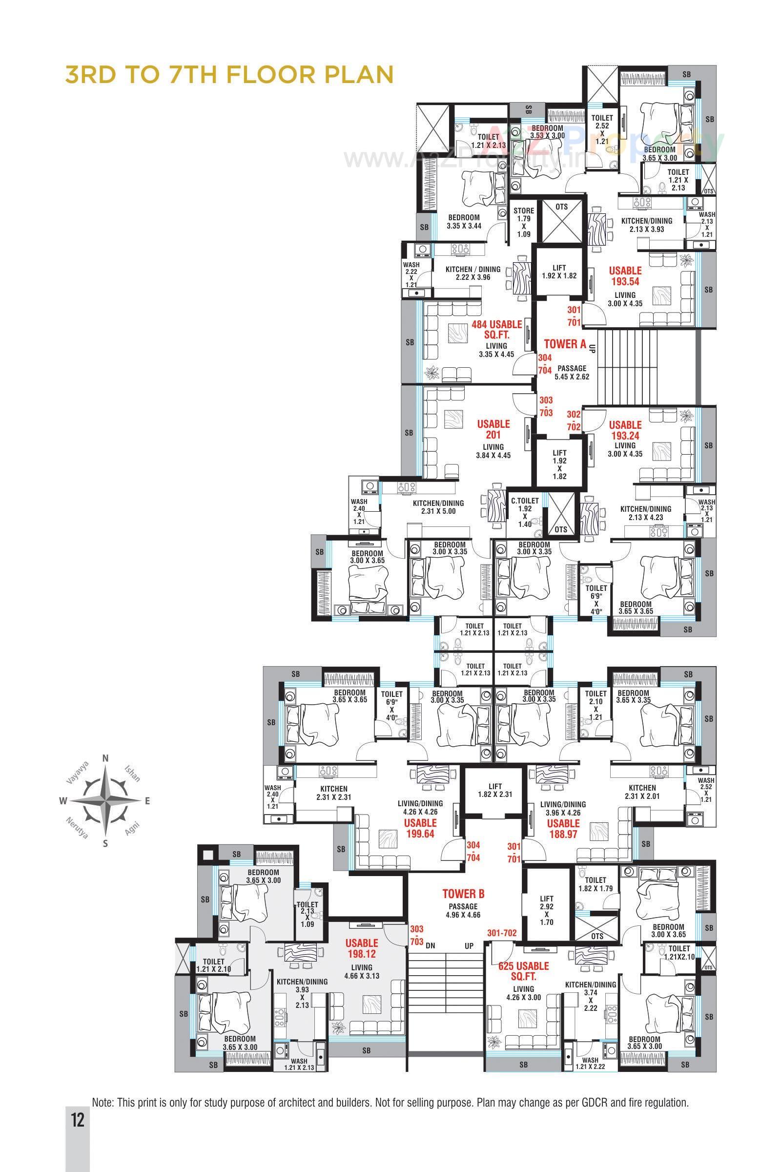 Layout of real estate project Pipaliya Empire located at Rajkot, Rajkot, Gujarat