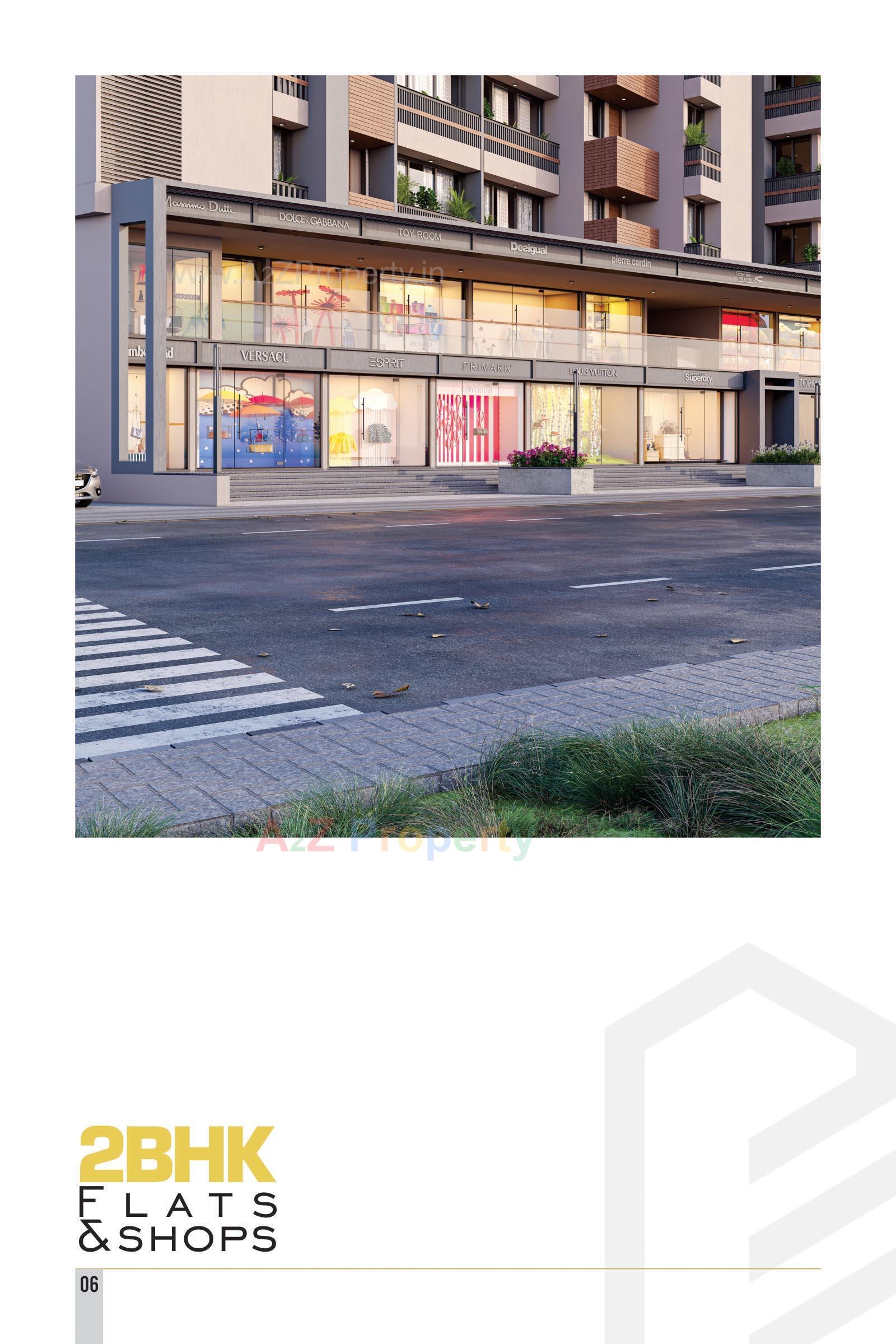 3D Elevation of real estate project Pipaliya Empire located at Rajkot, Rajkot, Gujarat