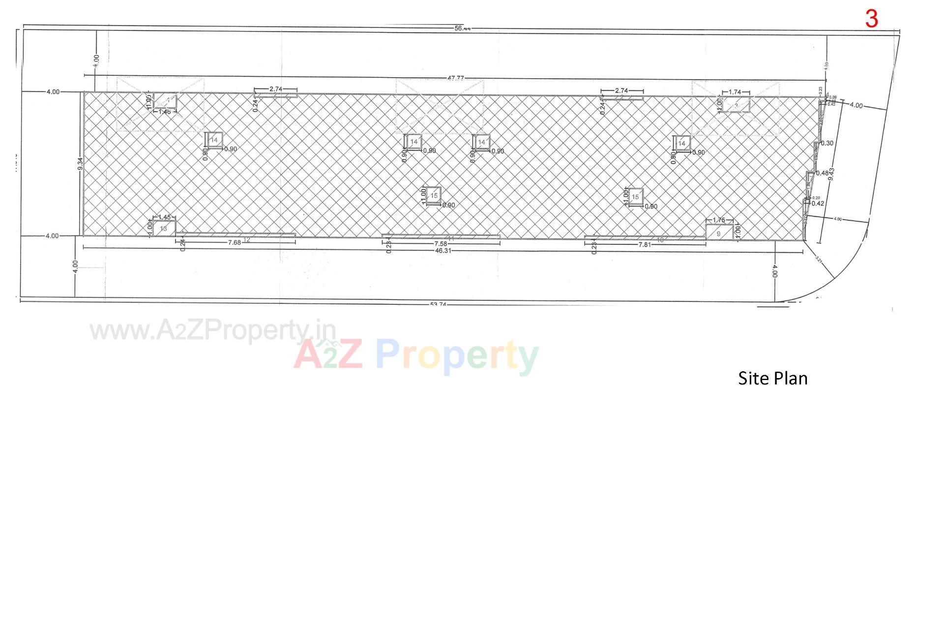 Layout of real estate project Platinum Heights located at Rajkot, Rajkot, Gujarat