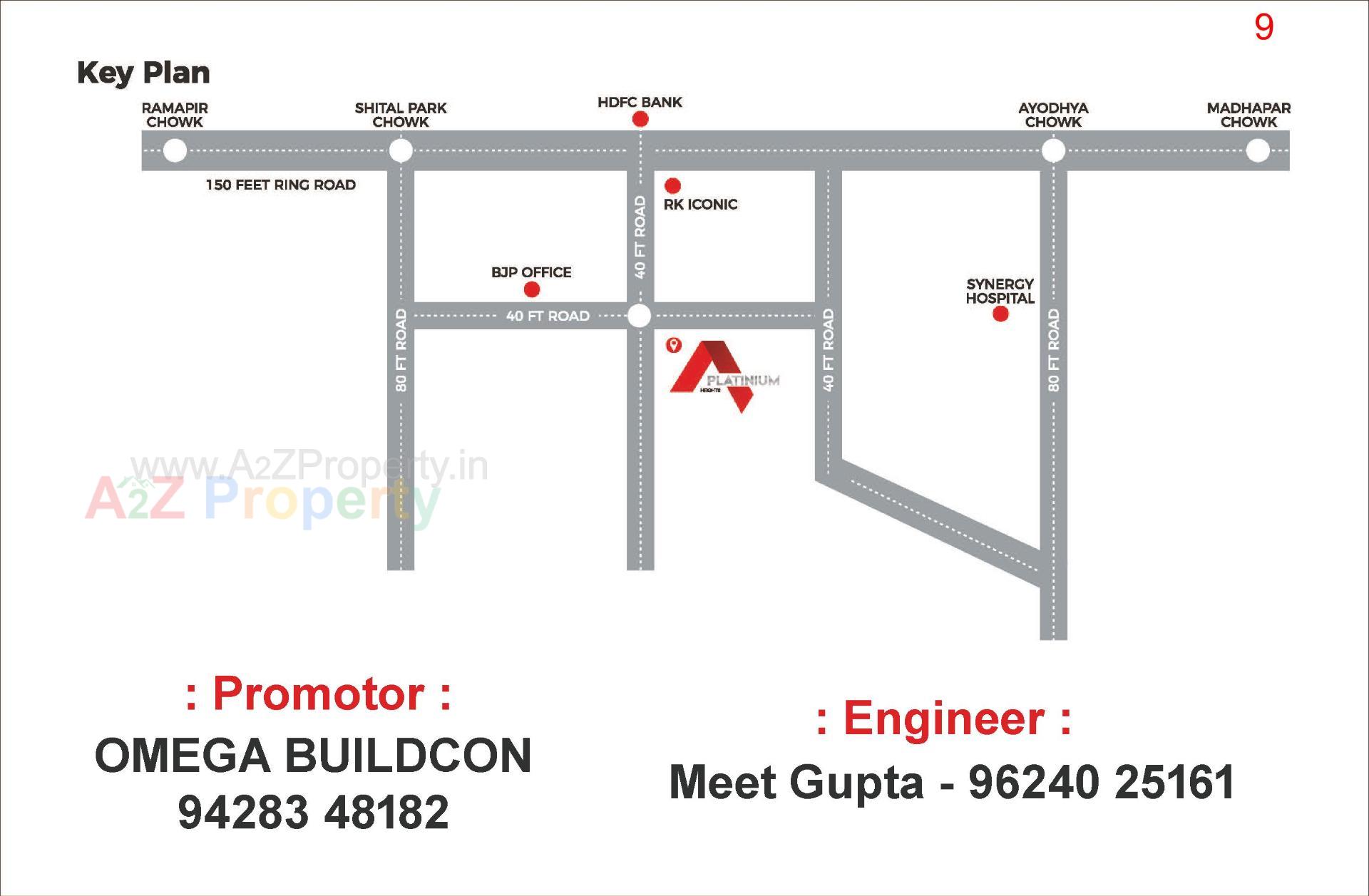 of real estate project Platinum Heights located at Rajkot, Rajkot, Gujarat