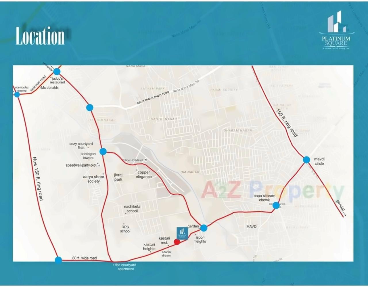  of real estate project Platinum Square located at Rajkot, Rajkot, Gujarat