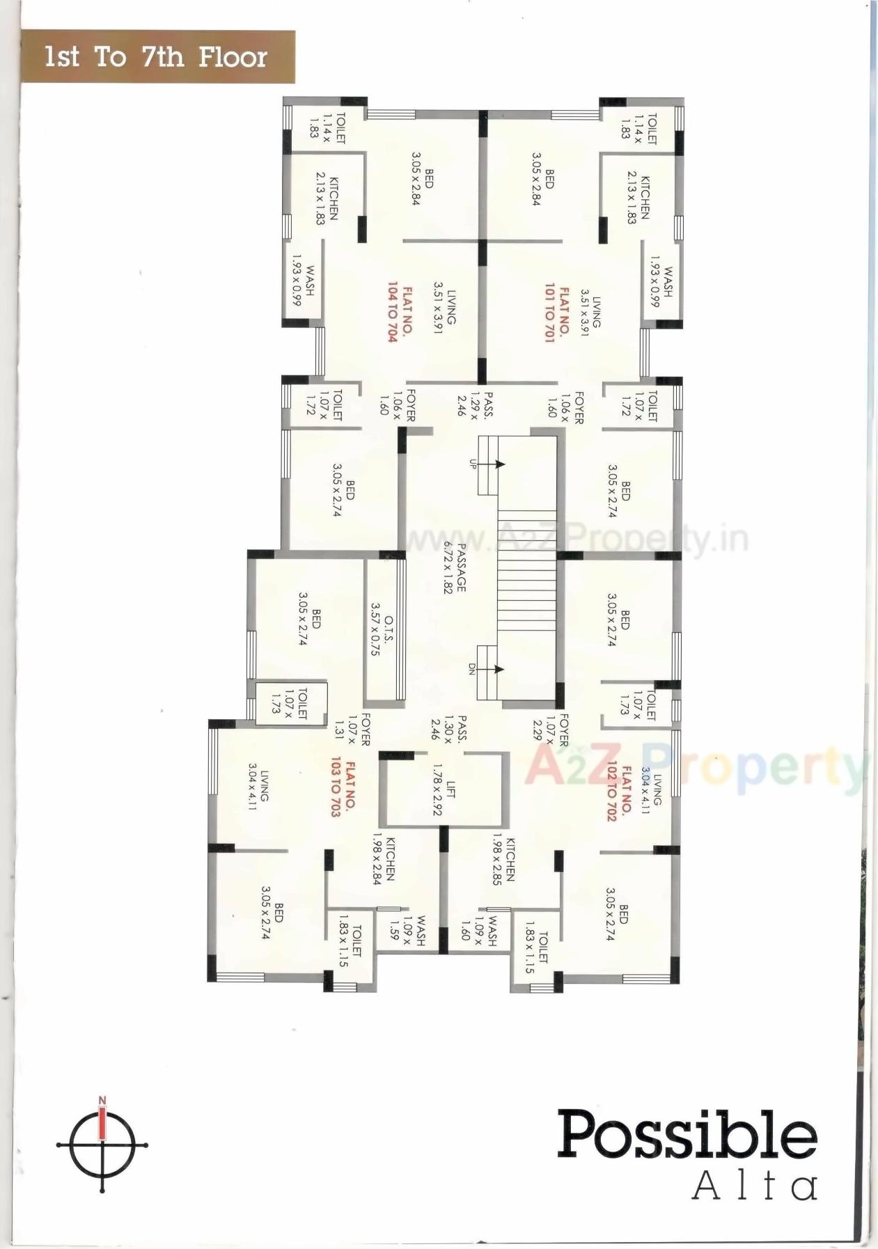 Layout of real estate project Possible Alta   Vista located at Rajkot, Rajkot, Gujarat