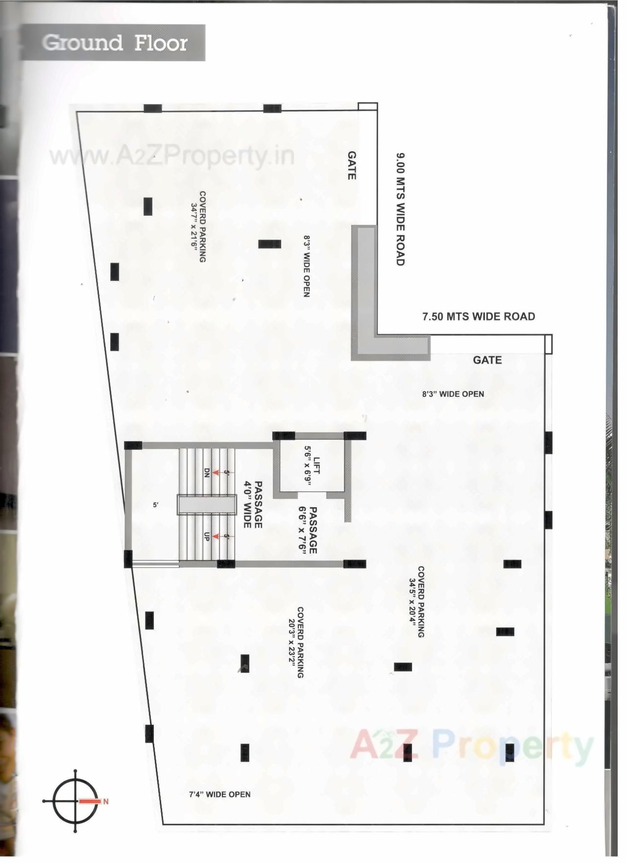Layout of real estate project Possible Dream located at Mavdi, Rajkot, Gujarat