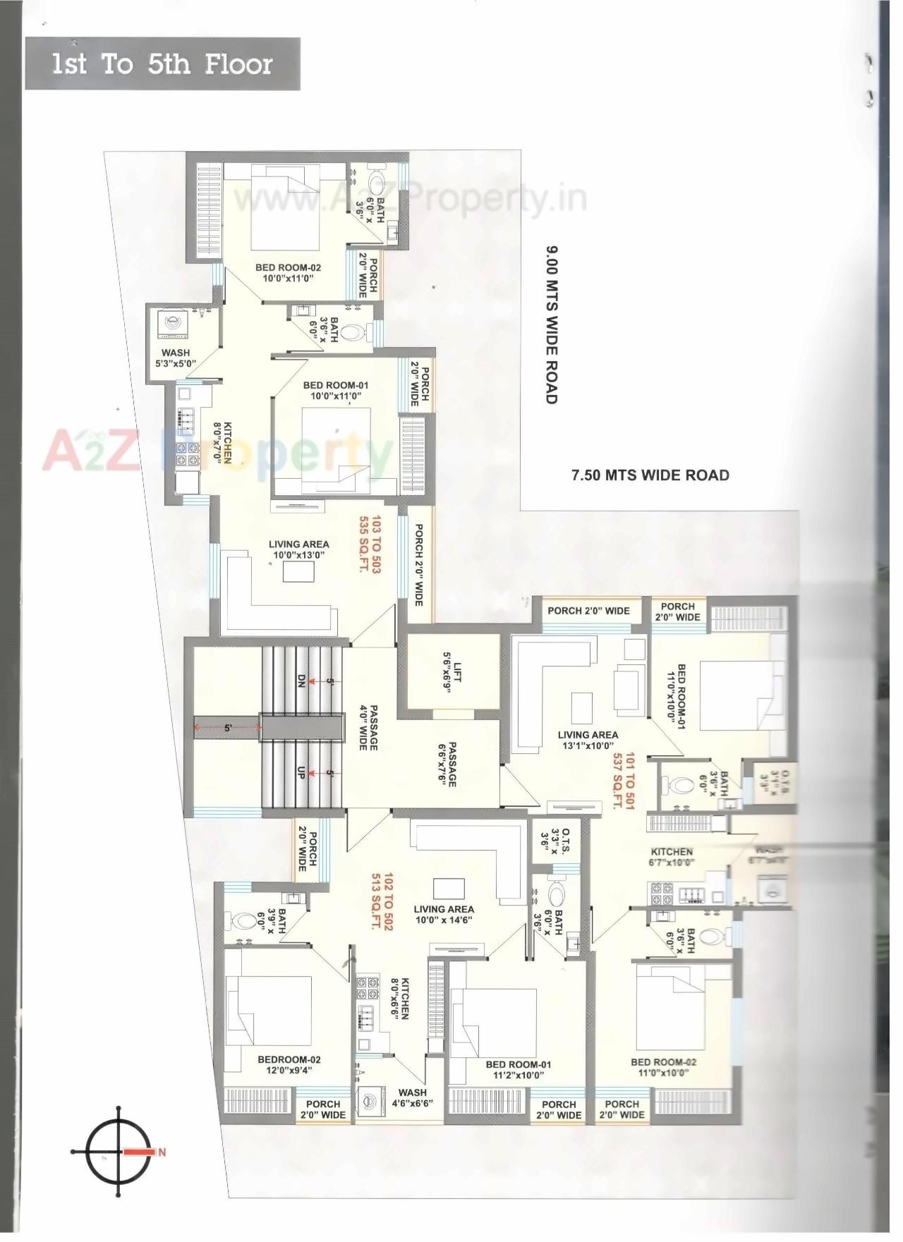 Layout of real estate project Possible Dream located at Mavdi, Rajkot, Gujarat