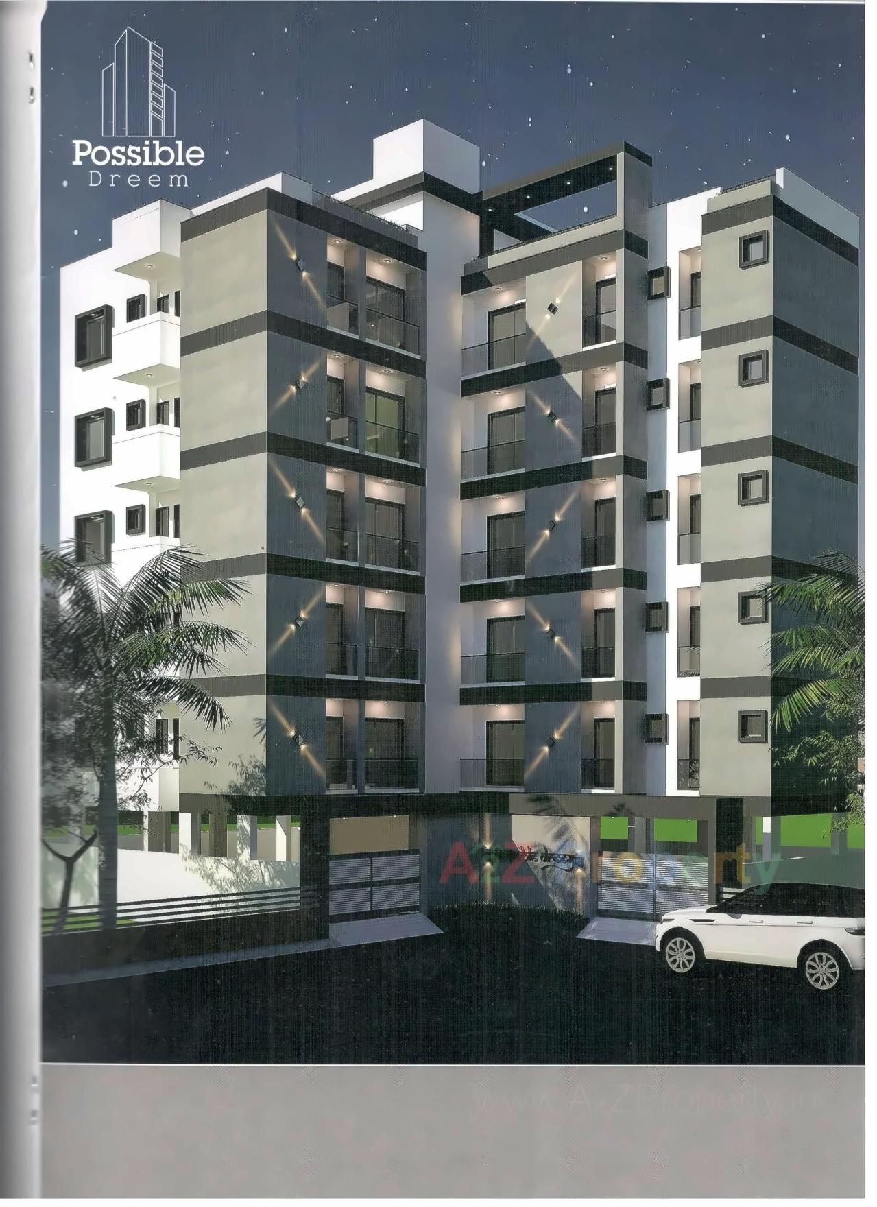 3D Elevation of real estate project Possible Dream located at Mavdi, Rajkot, Gujarat