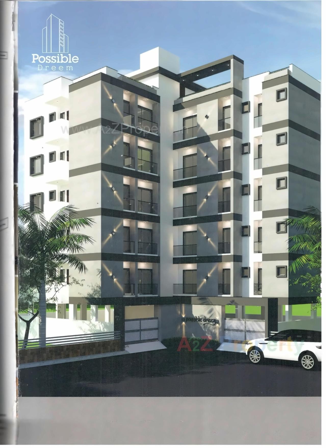 3D Elevation of real estate project Possible Dream located at Mavdi, Rajkot, Gujarat