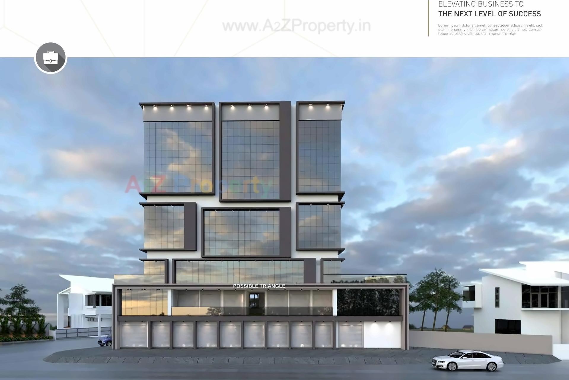 3D Elevation of real estate project Possible Triangle located at Mavdi, Rajkot, Gujarat