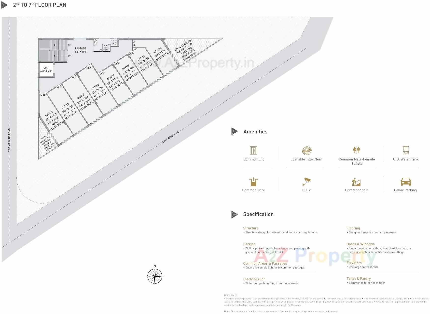 Layout of real estate project Possible Triangle located at Mavdi, Rajkot, Gujarat