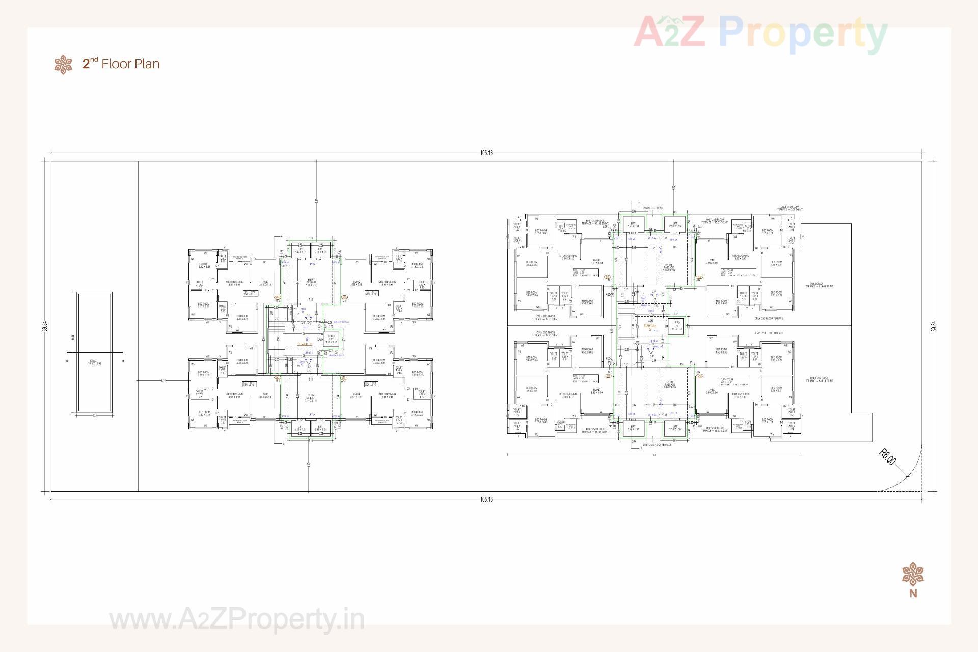  of real estate project Prabhu Heights located at Ghanteshvar, Rajkot, Gujarat