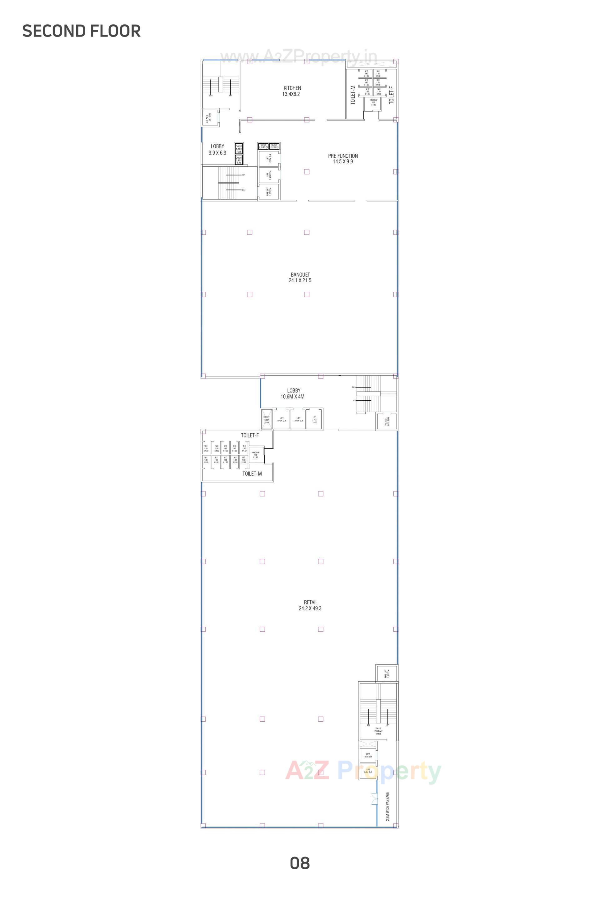 Layout of real estate project Prabhu Navam located at Nanamava, Rajkot, Gujarat