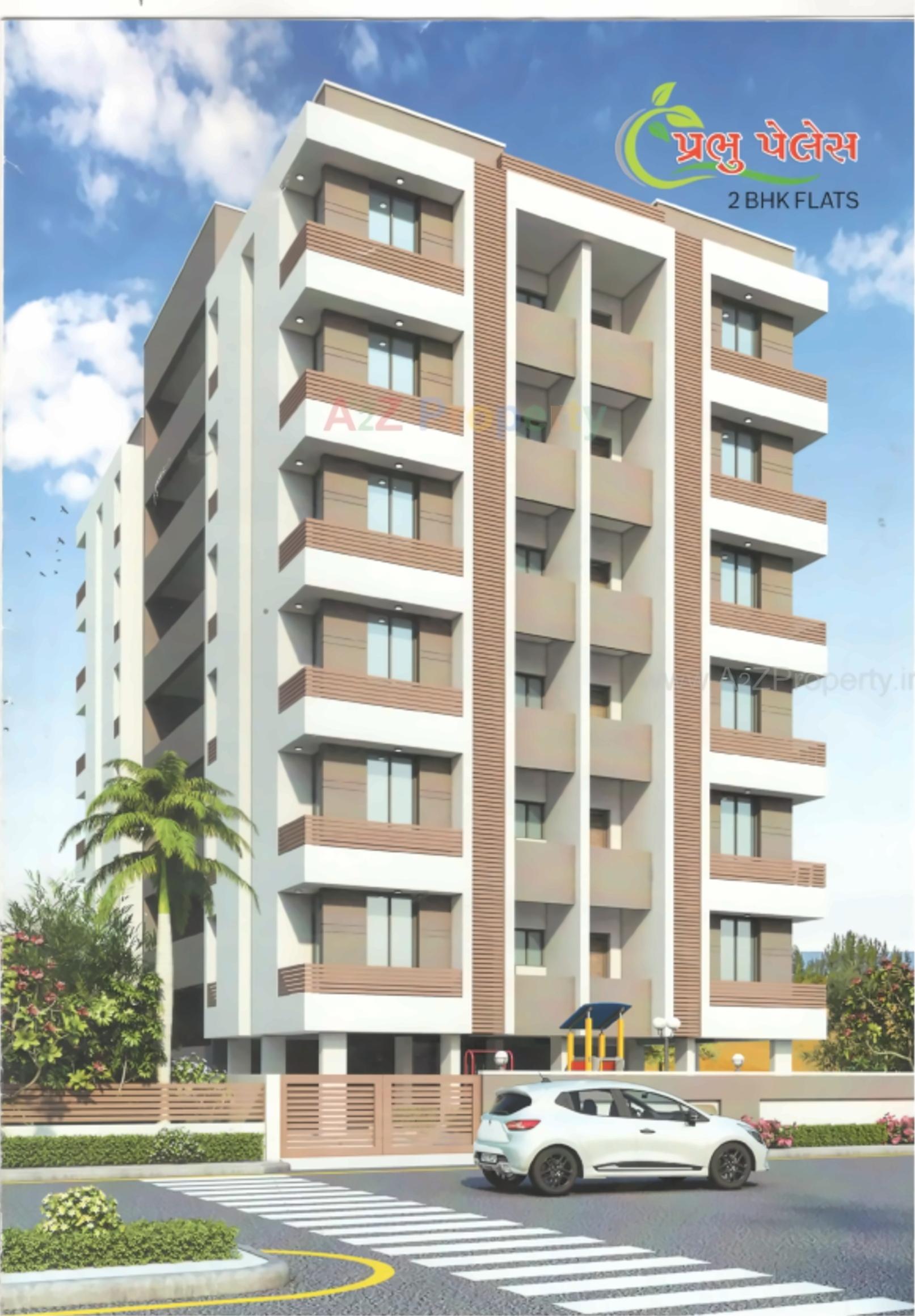 3D Elevation of real estate project Prabhu Palace located at Rajkot, Rajkot, Gujarat