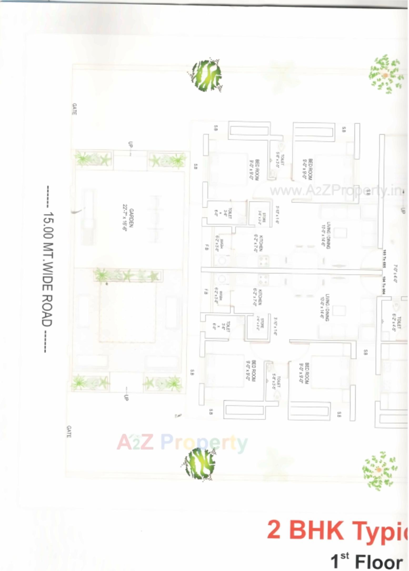 Layout of real estate project Prabhu Palace located at Rajkot, Rajkot, Gujarat