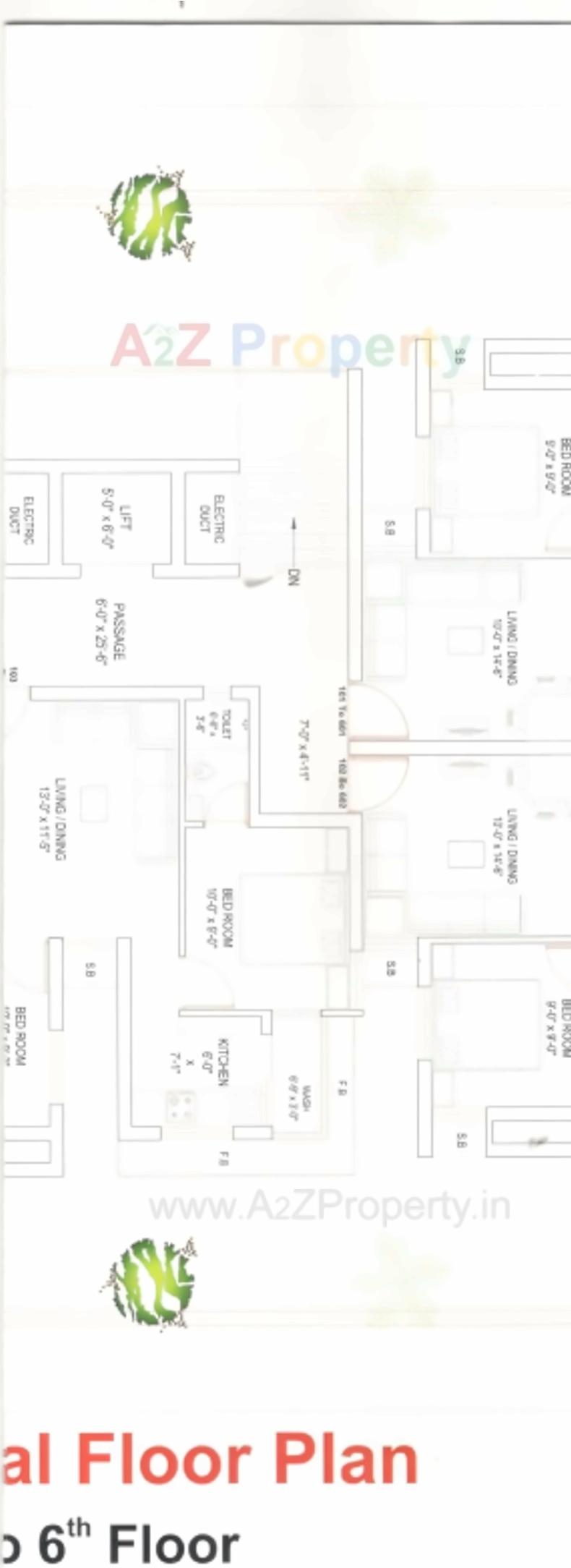 Layout of real estate project Prabhu Palace located at Rajkot, Rajkot, Gujarat