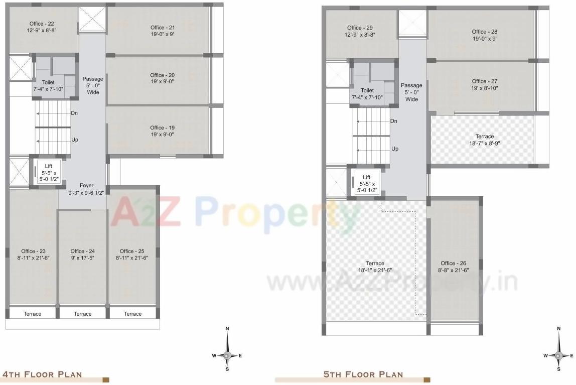 Layout of real estate project Prabhu Royal Arcade located at Rajkot, Rajkot, Gujarat