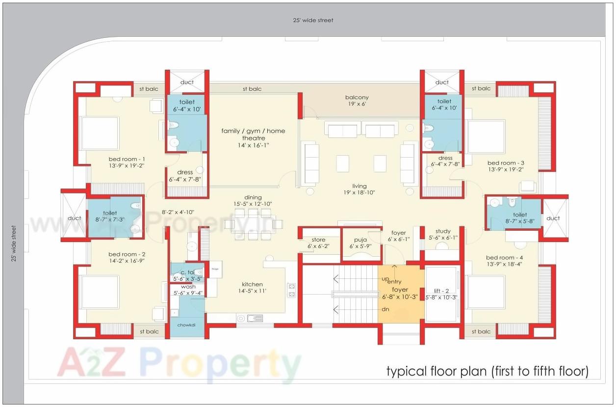 Layout of real estate project Prabhu Royal Residency located at Rajkot, Rajkot, Gujarat
