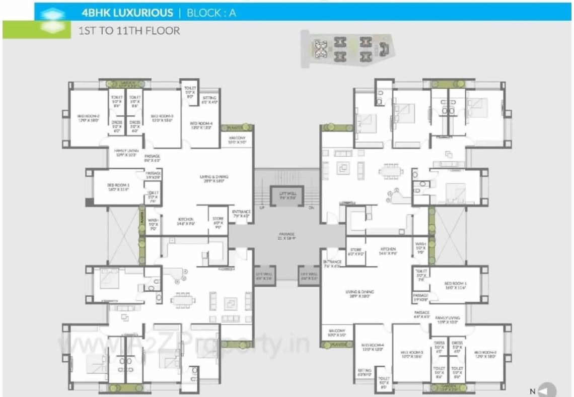 Layout of real estate project Pradhyuman Royal Heights located at Nana-mava, Rajkot, Gujarat