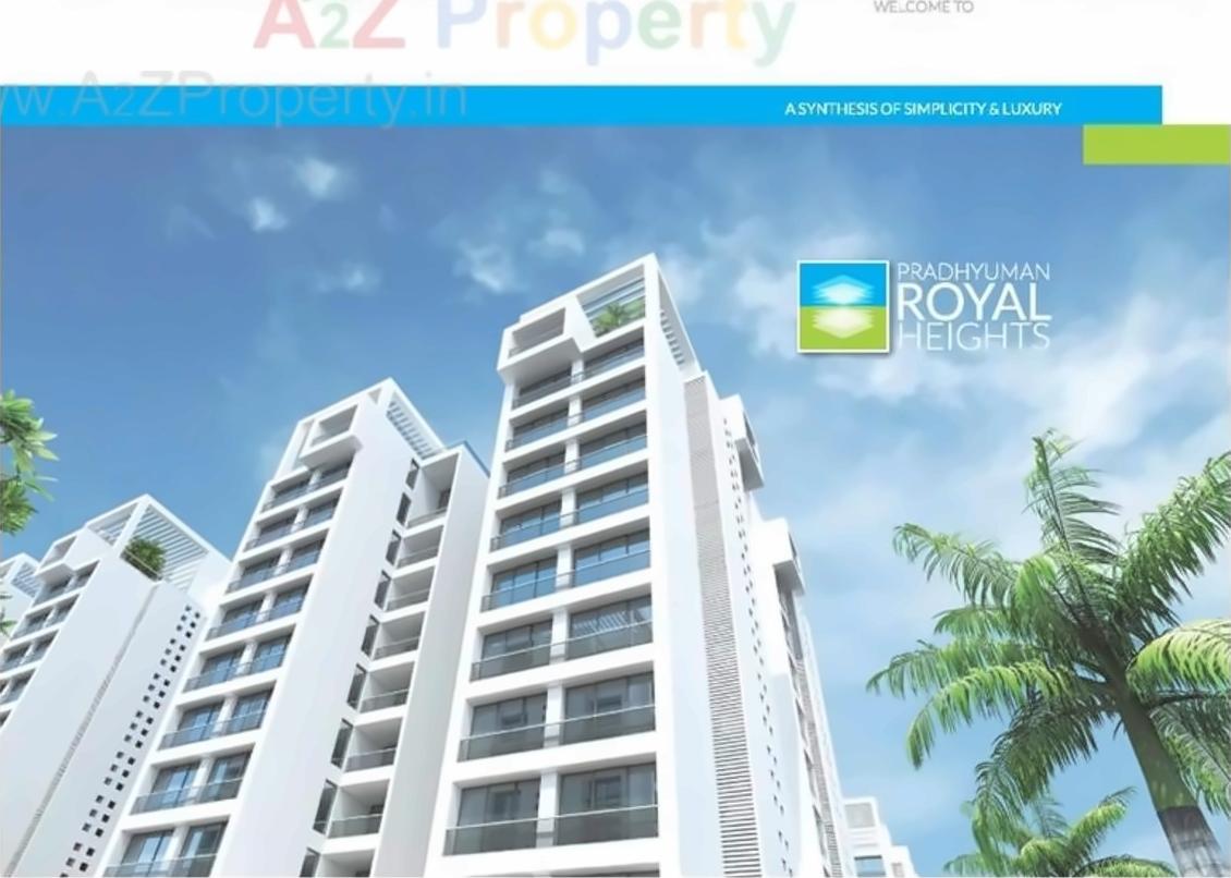 3D Elevation of real estate project Pradhyuman Royal Heights located at Nana-mava, Rajkot, Gujarat