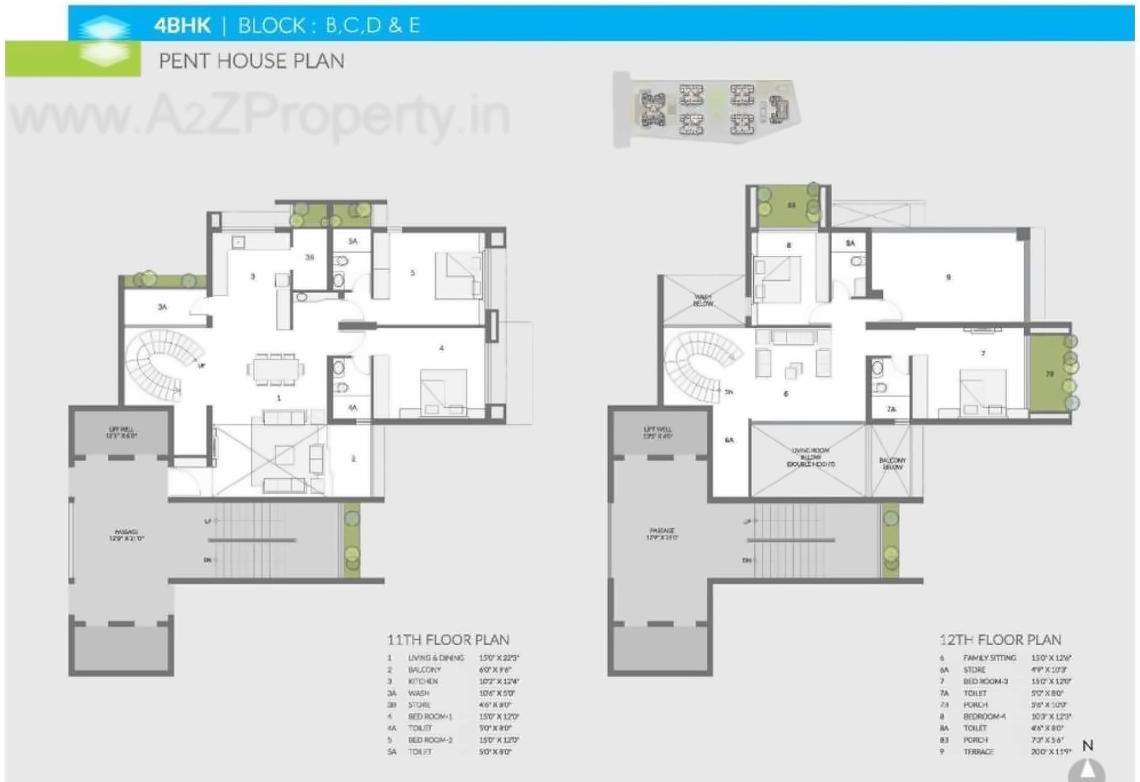 Layout of real estate project Pradhyuman Royal Heights located at Nana-mava, Rajkot, Gujarat