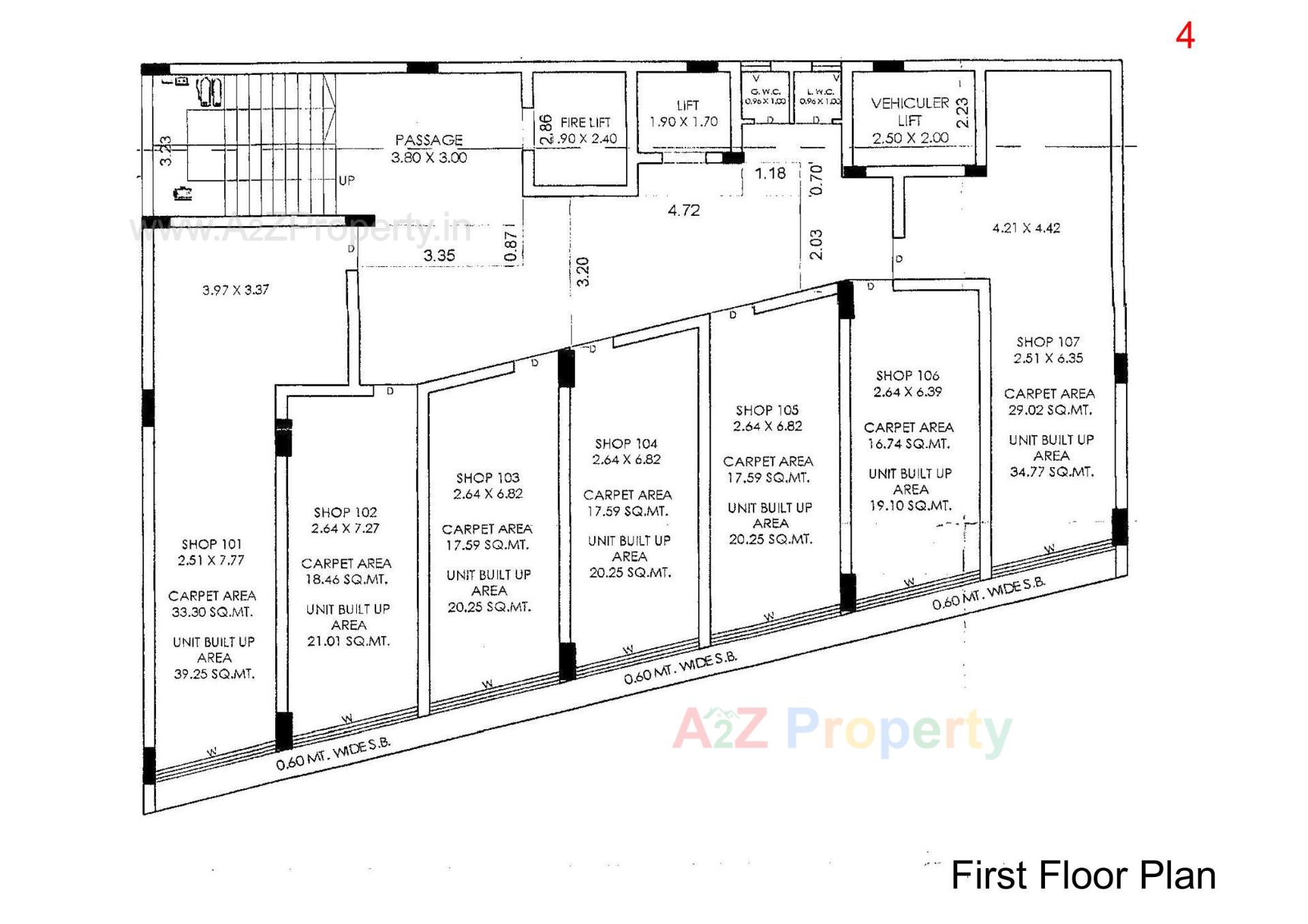 Layout of real estate project Pramukh Darshan located at Rajkot, Rajkot, Gujarat