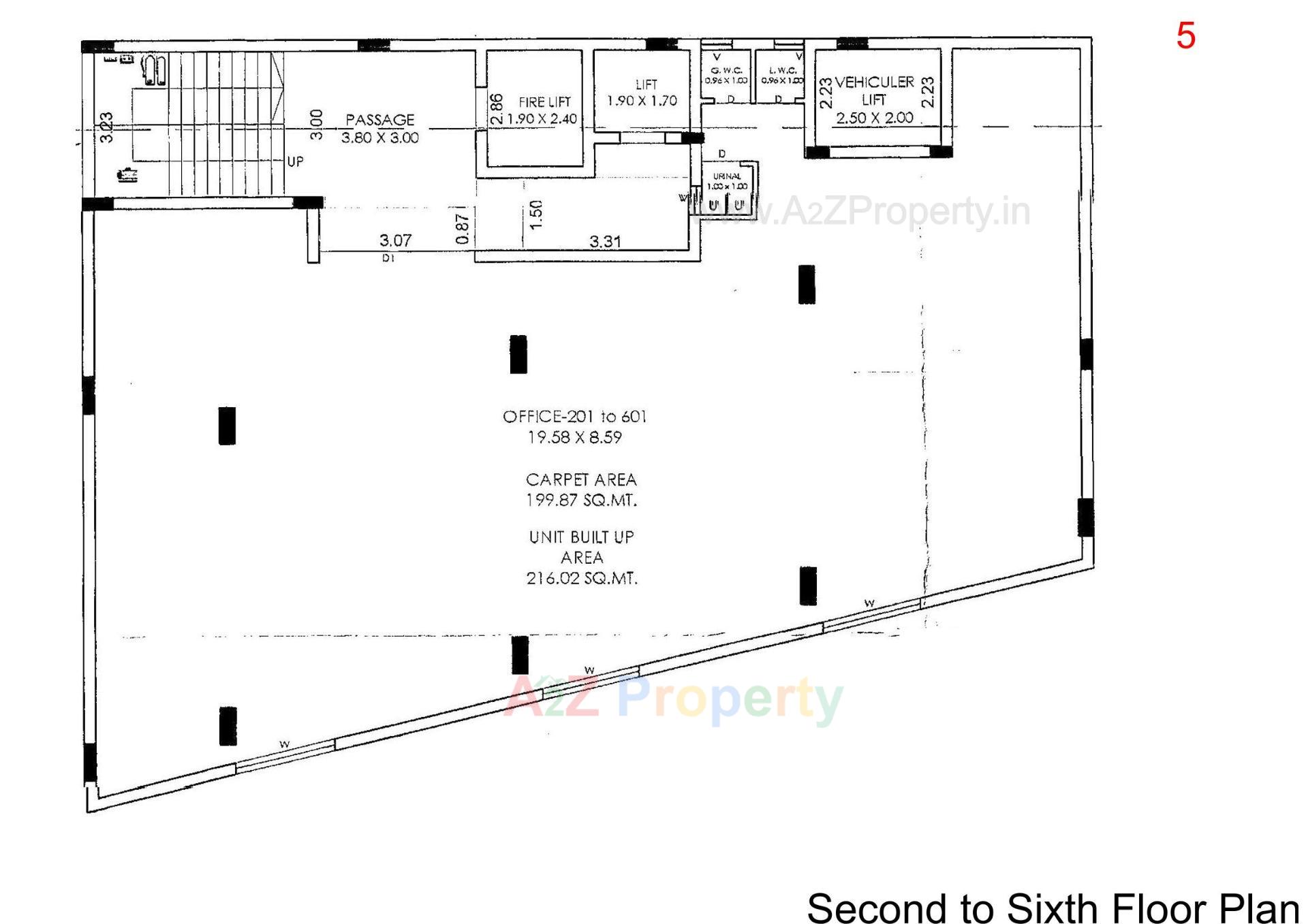 Layout of real estate project Pramukh Darshan located at Rajkot, Rajkot, Gujarat