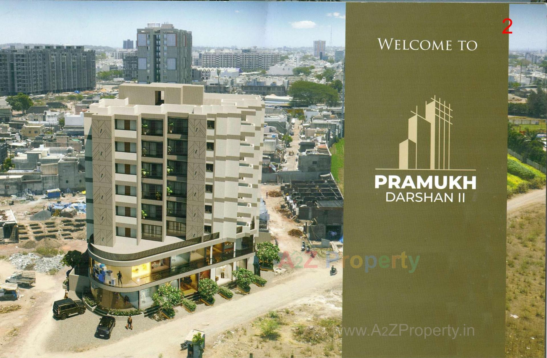 3D Elevation of real estate project Pramukh Darshan Ii located at Rajkot, Rajkot, Gujarat