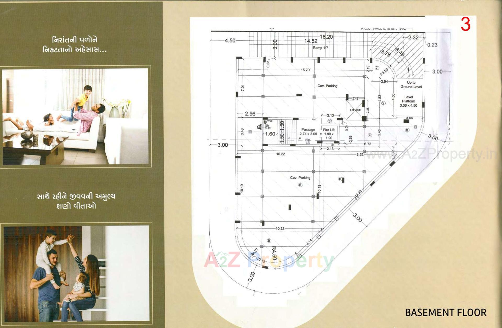 Layout of real estate project Pramukh Darshan Ii located at Rajkot, Rajkot, Gujarat