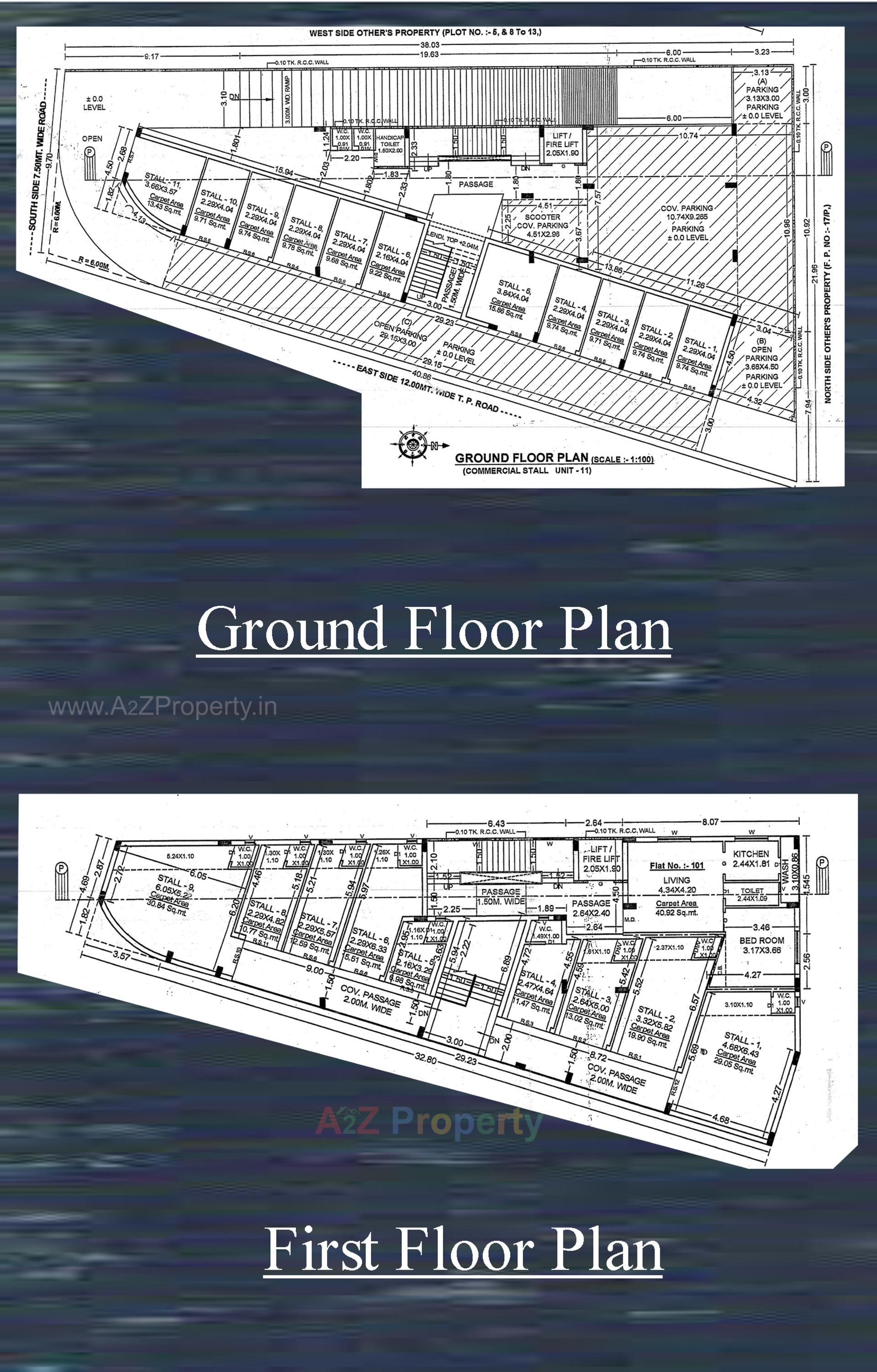Layout of real estate project Pramukh Darshan located at Rajkot, Rajkot, Gujarat