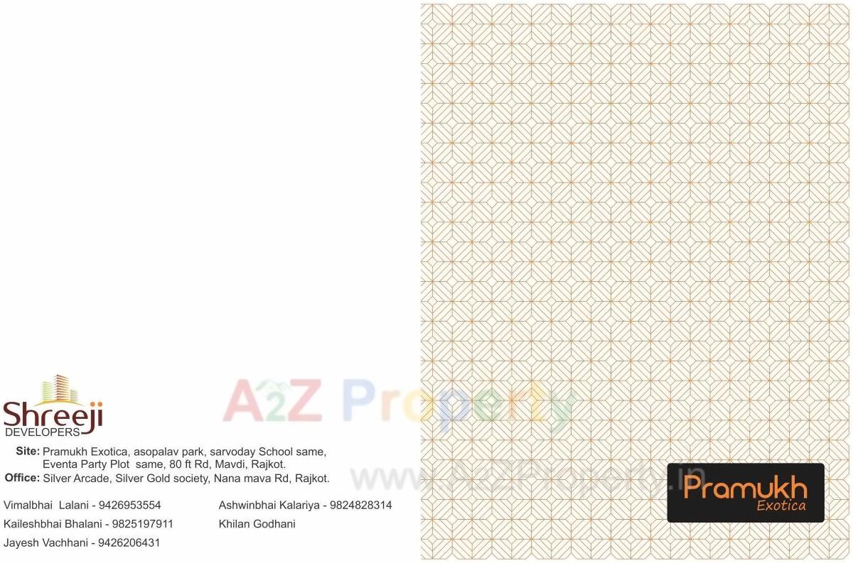  of real estate project Pramukh Exotica located at Mavdi, Rajkot, Gujarat