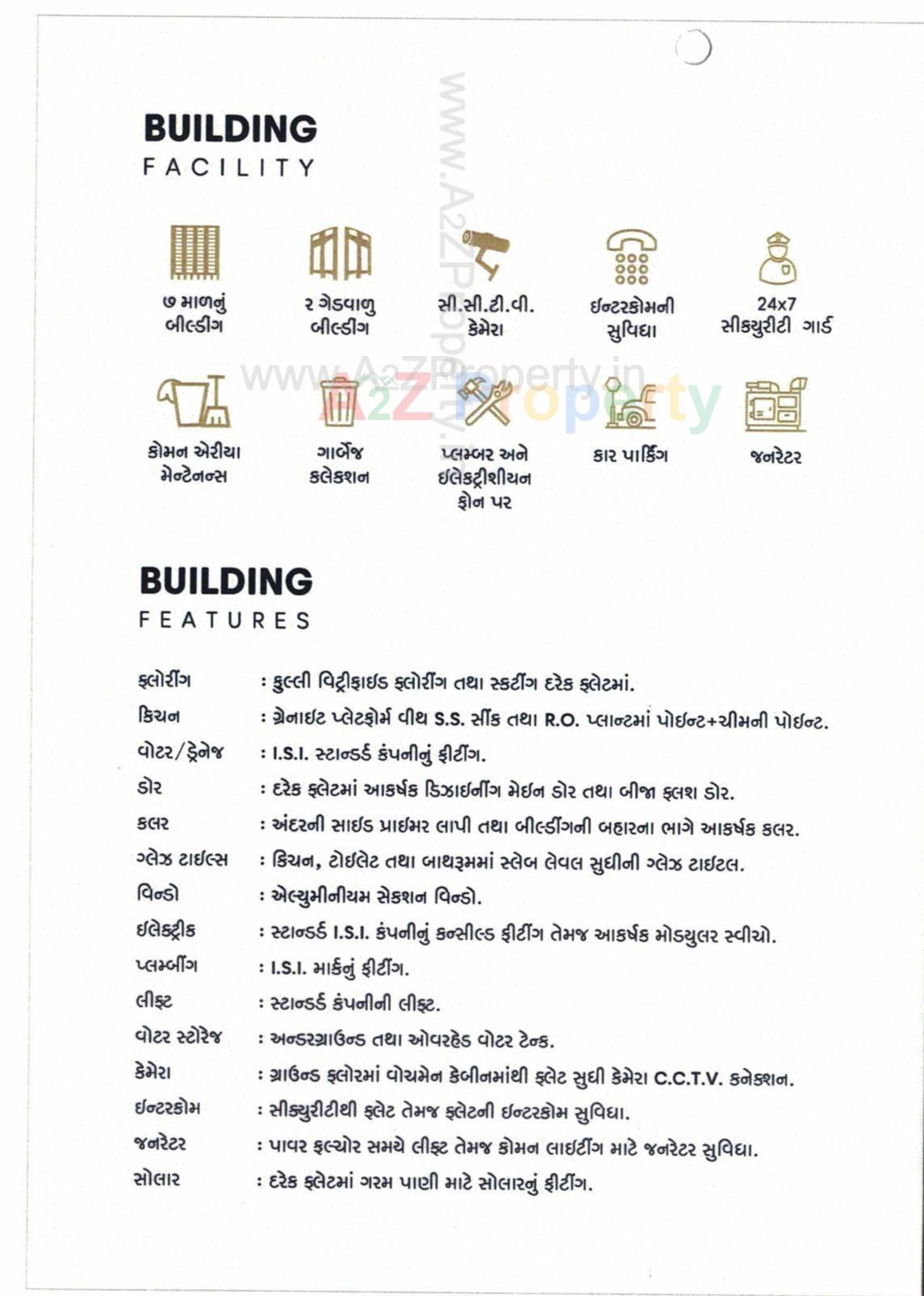 Amenities of Pramukh Villa