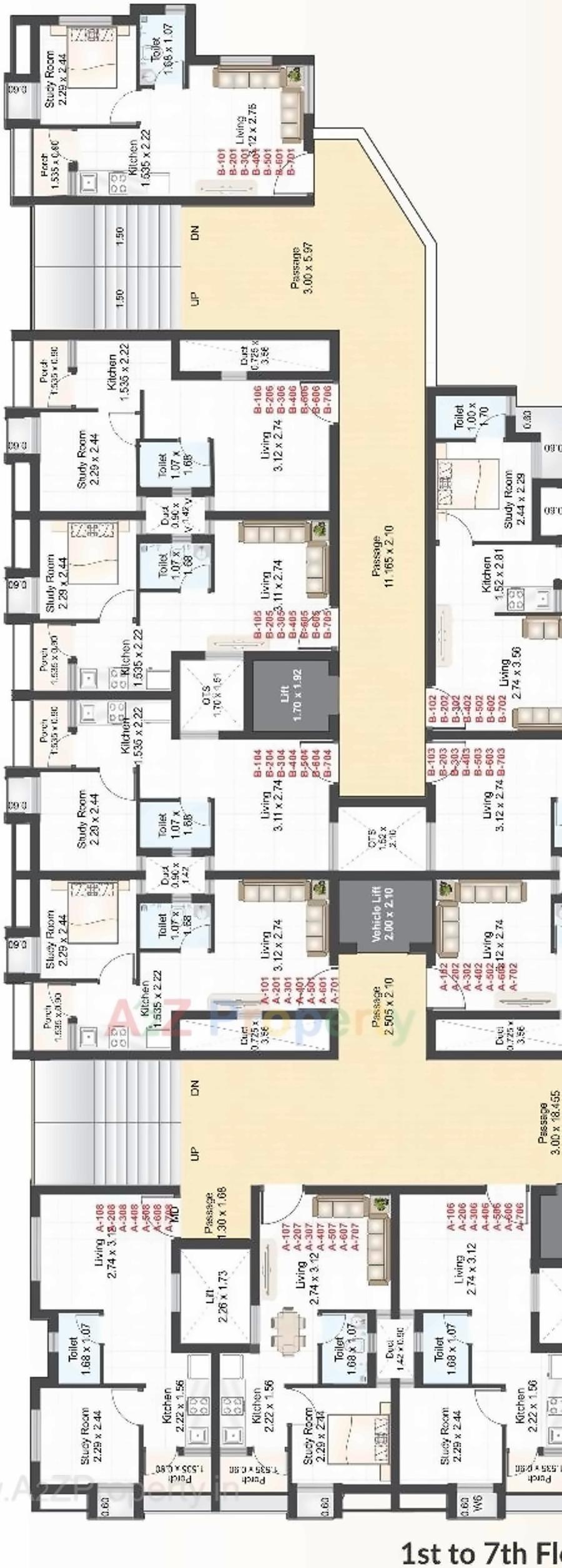 Layout of real estate project Pramukhraj Hill located at Rajkot, Rajkot, Gujarat