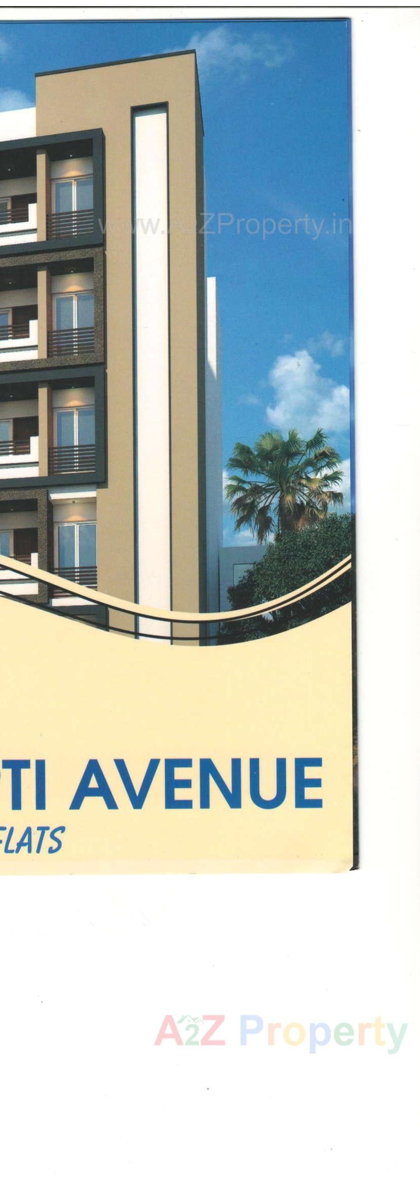 3D Elevation of real estate project Prapti Avenue located at Rajkot, Rajkot, Gujarat