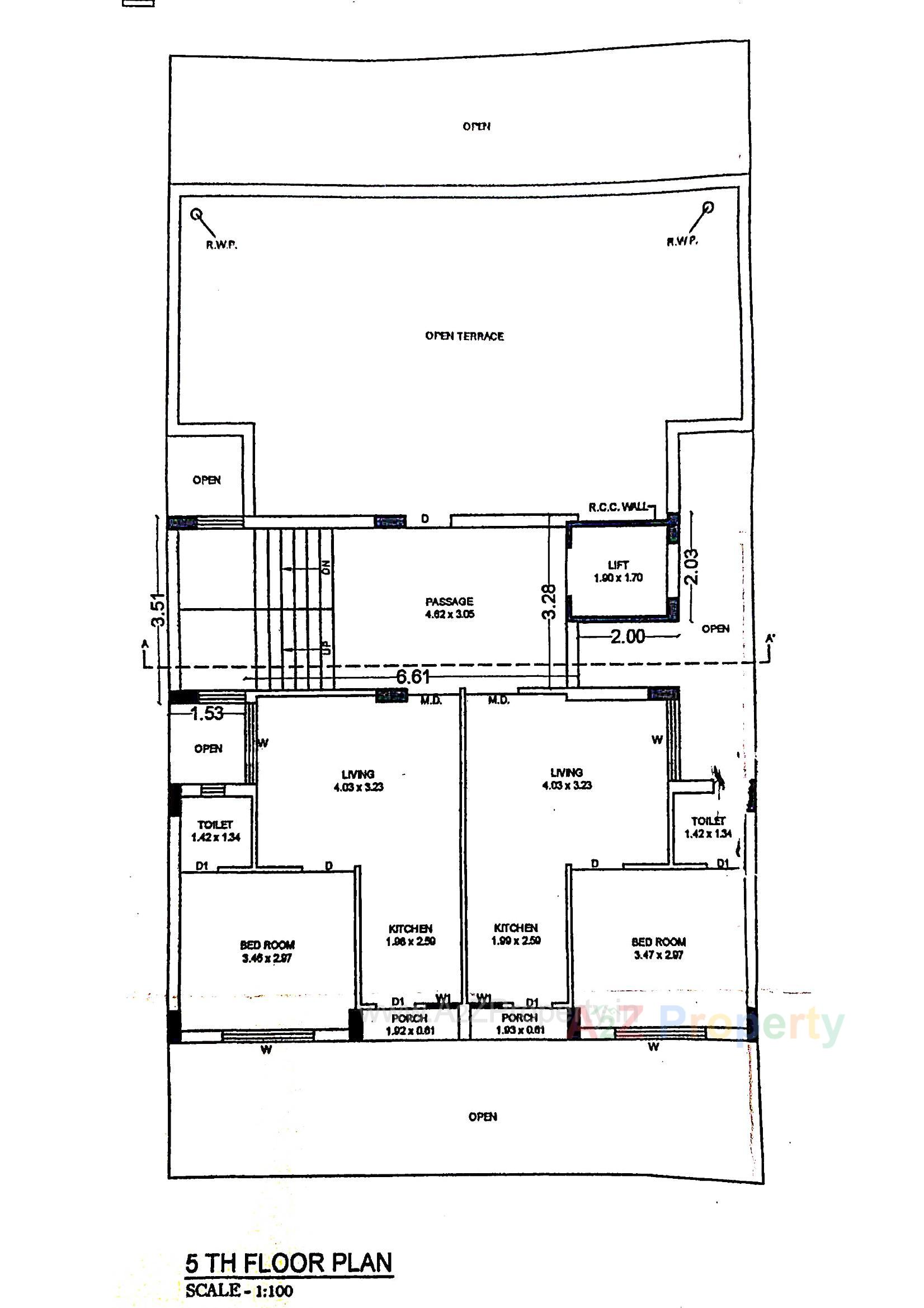 Layout of real estate project Prapti Avenue located at Rajkot, Rajkot, Gujarat