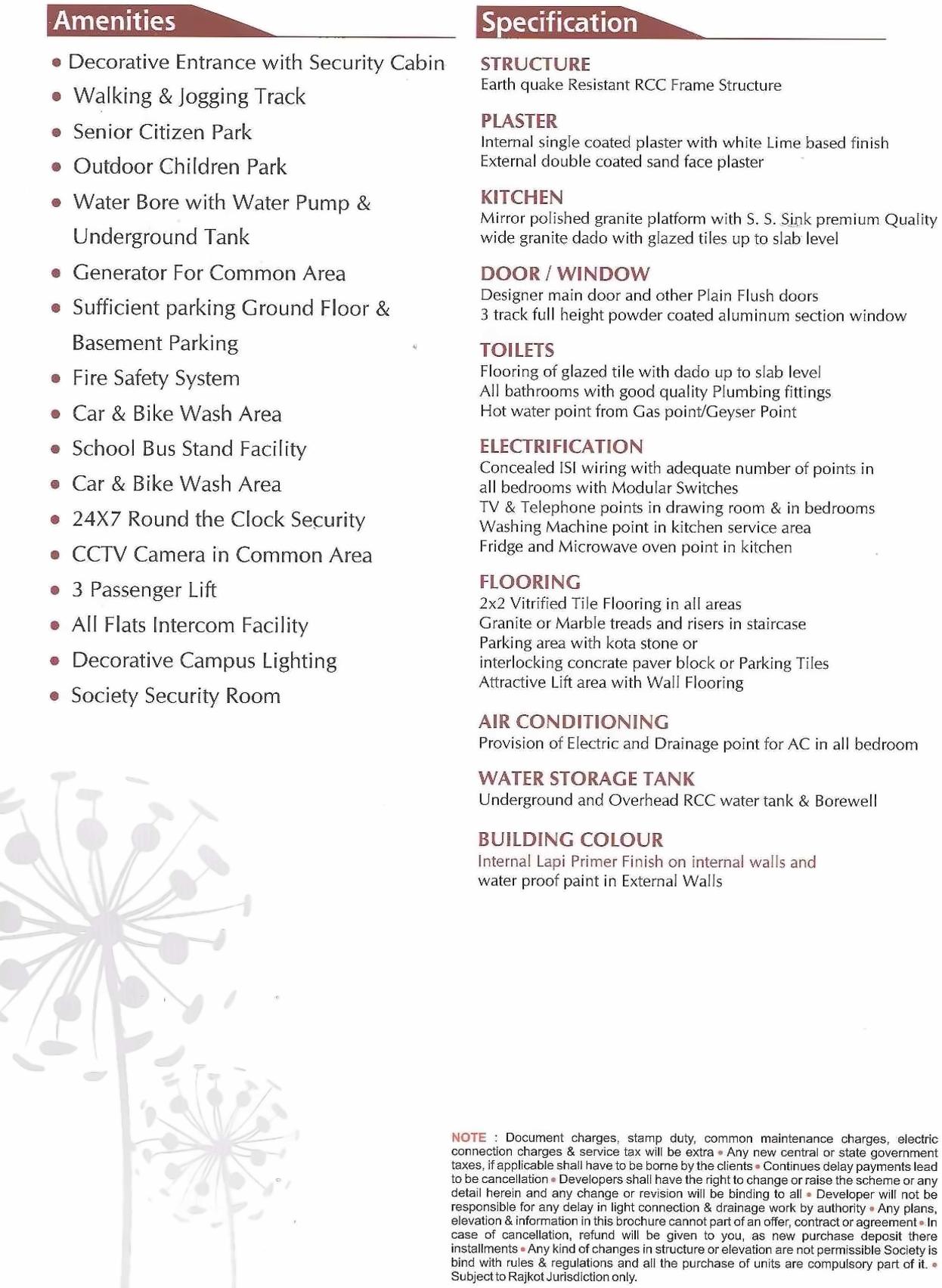 Project Specifications