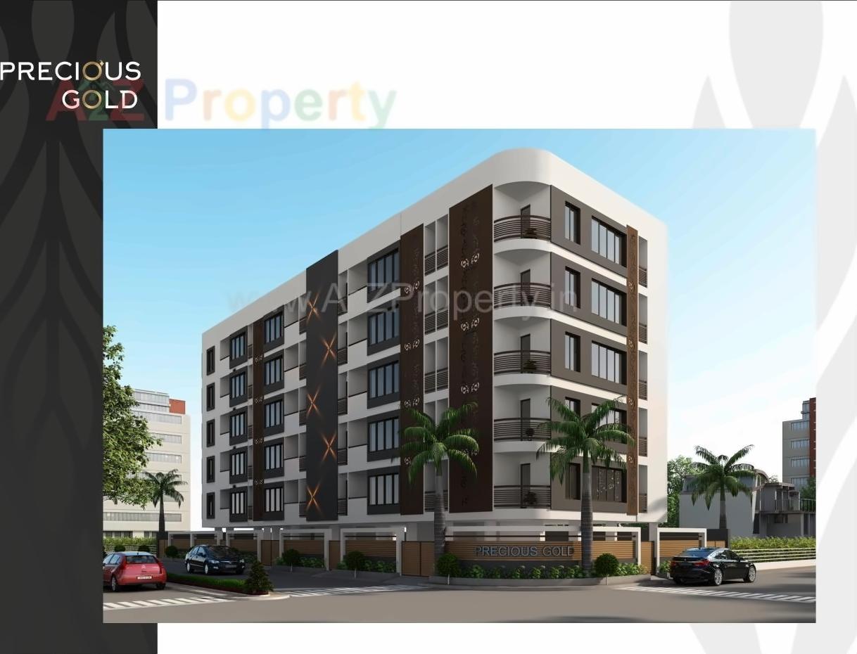 3D Elevation of real estate project Precious Gold located at Raiya, Rajkot, Gujarat