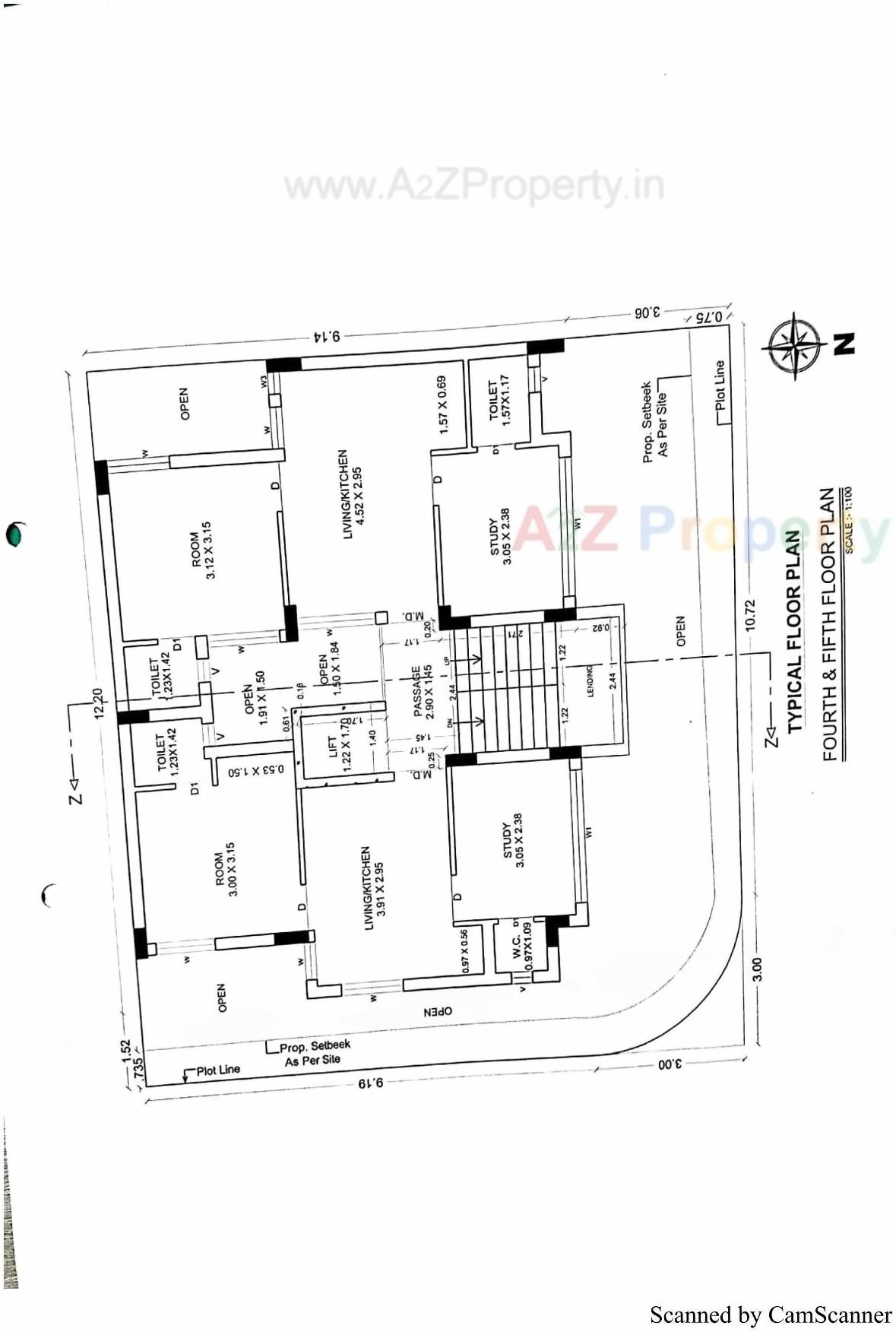 Layout of real estate project Prem Sarita located at Rajkot, Rajkot, Gujarat