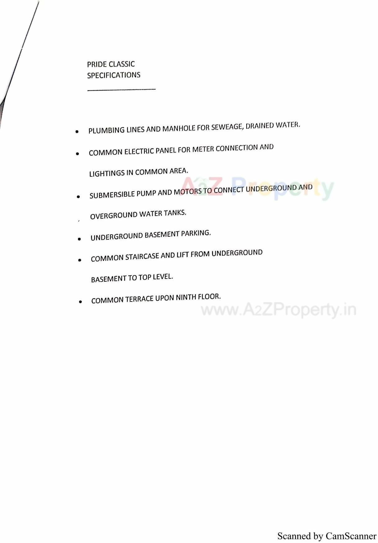  of real estate project Pride Classic located at Raiya, Rajkot, Gujarat