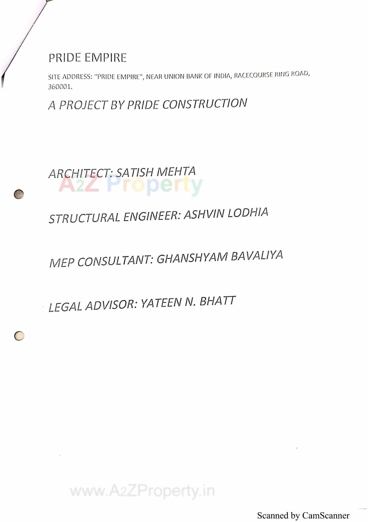  of real estate project Pride Empire located at Rajkot, Rajkot, Gujarat