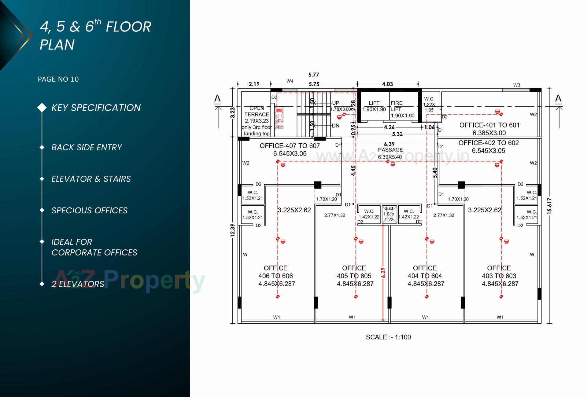 Layout of real estate project Princess Crown located at Rajkot, Rajkot, Gujarat