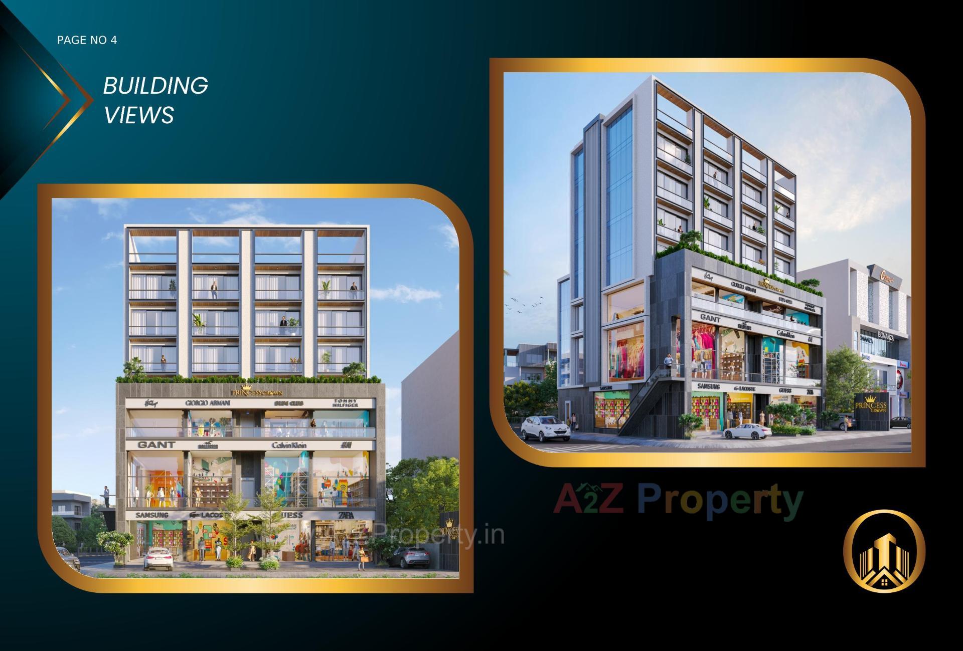 Layout of real estate project Princess Crown located at Rajkot, Rajkot, Gujarat