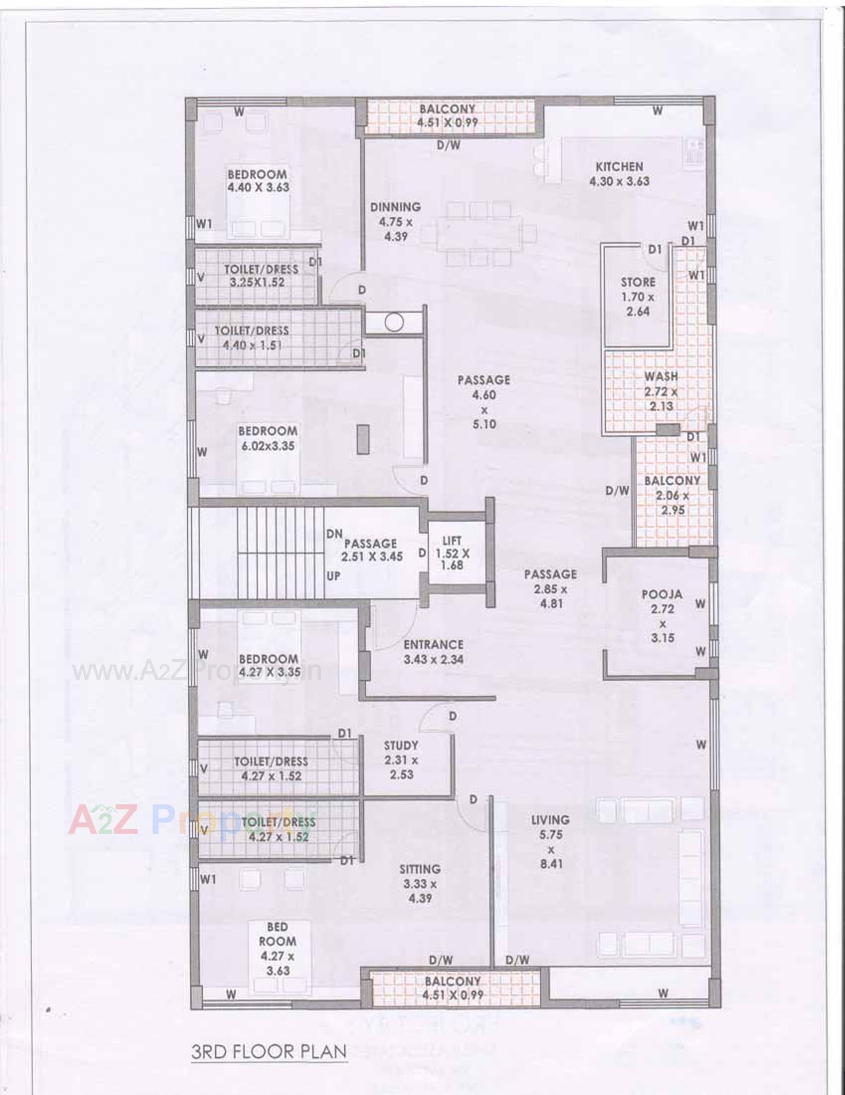 Layout of real estate project Pruthvi located at Rajkot, Rajkot, Gujarat