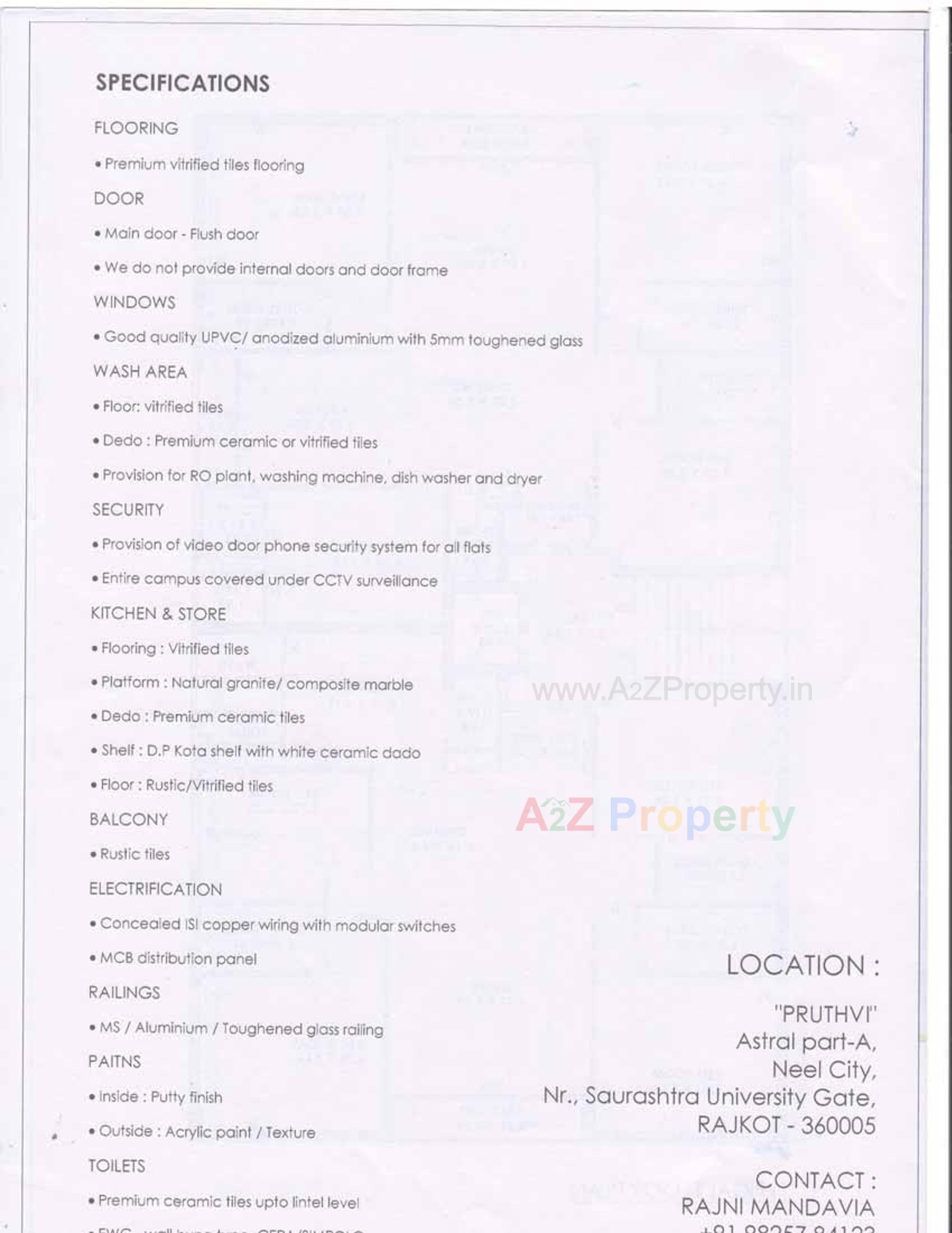  of real estate project Pruthvi located at Rajkot, Rajkot, Gujarat