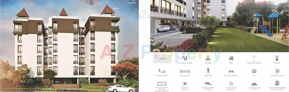 3D Elevation of real estate project R K Dreamland located at Rajkot, Rajkot, Gujarat