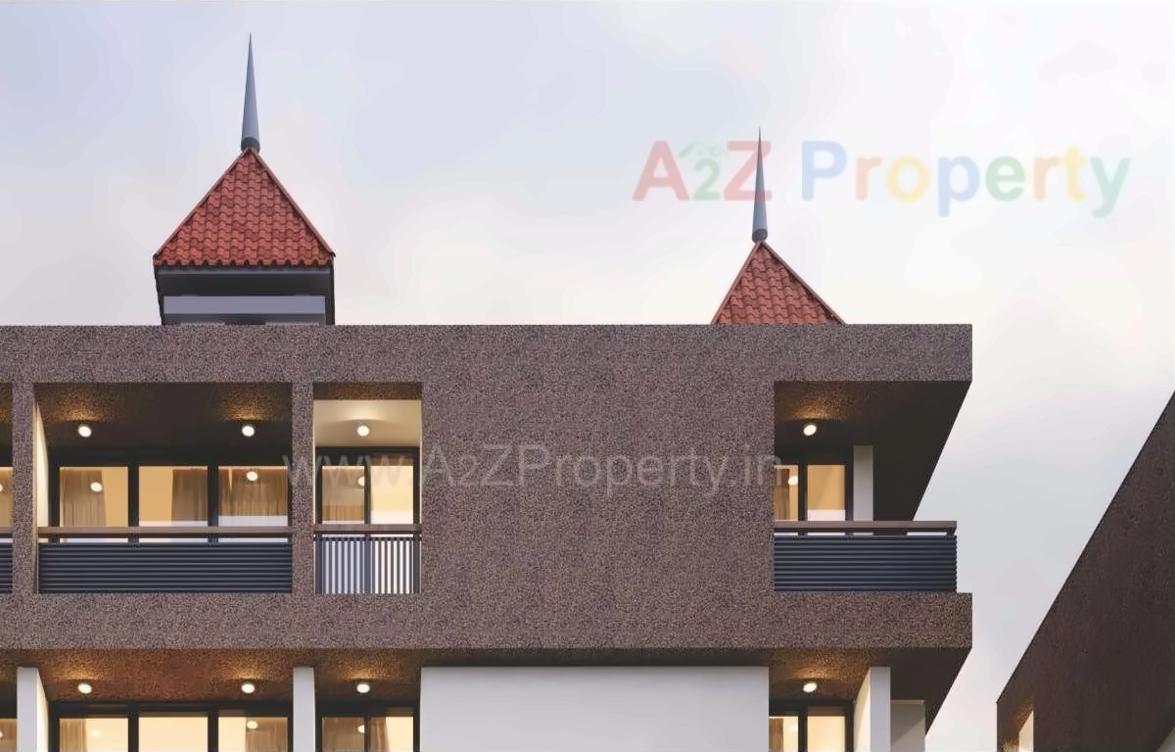 3D Elevation of real estate project R K Dreamland located at Rajkot, Rajkot, Gujarat