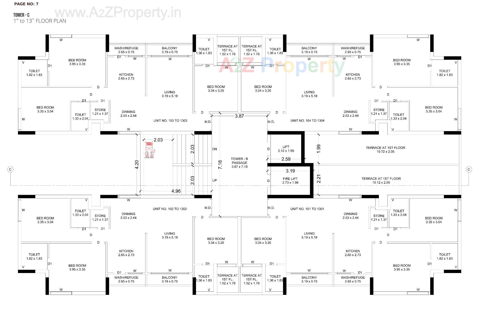 Layout of real estate project R K Highstreet located at Rajkot, Rajkot, Gujarat